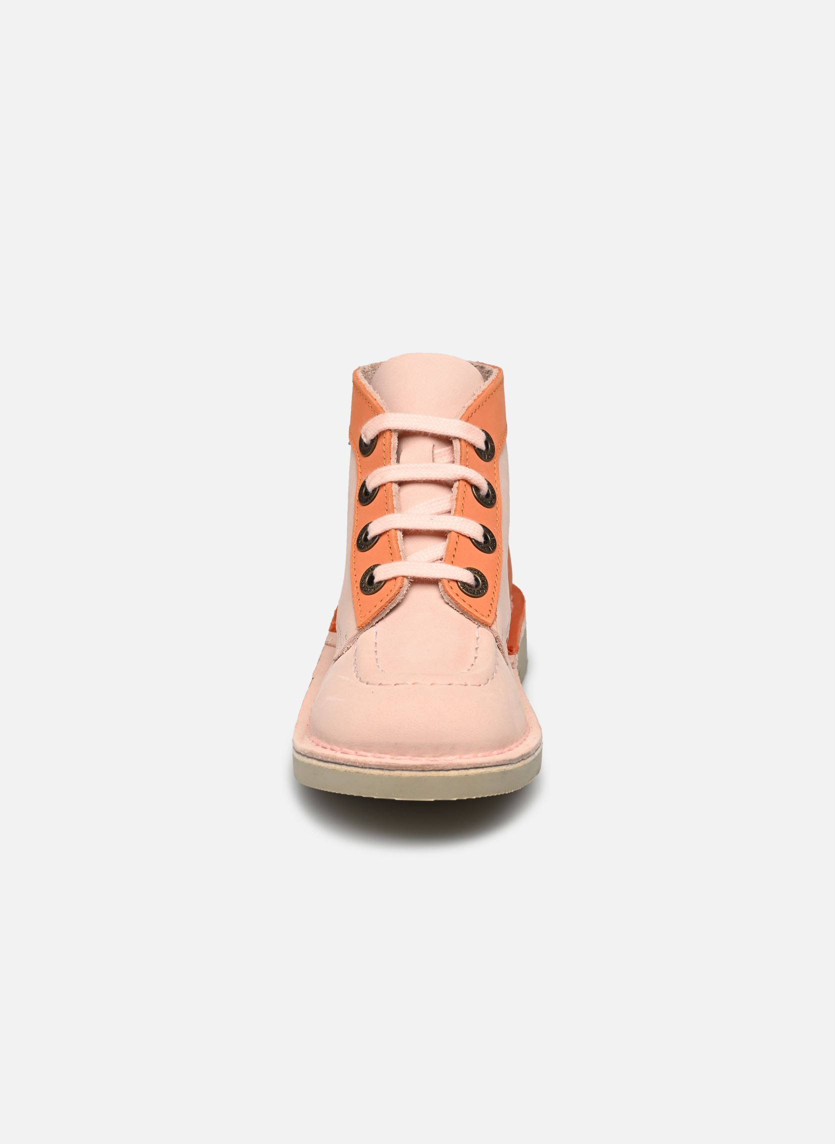 Stiefeletten / Ankle Boots KICK COL mädchen rosa Kickers Stiefeletten / Ankle Boots KICK COL mädchen rosa SAUMON ORANGE