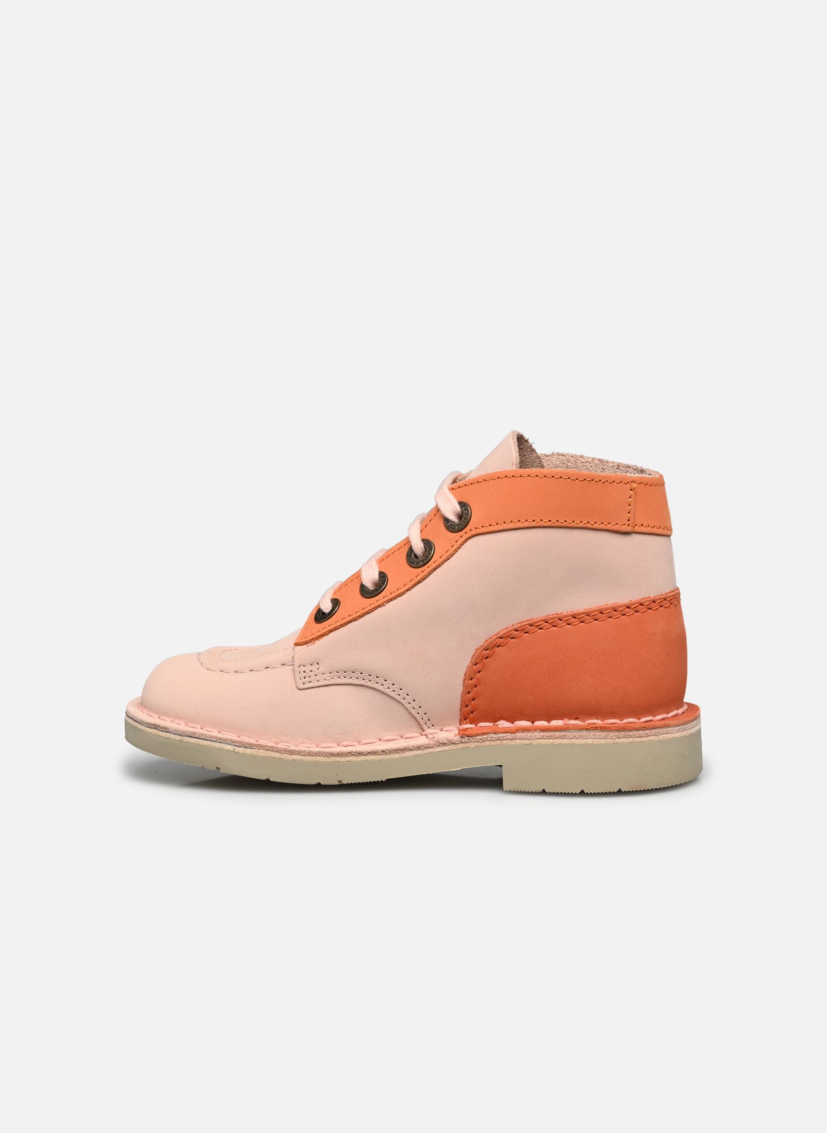 Stiefeletten / Ankle Boots KICK COL mädchen rosa Kickers Stiefeletten / Ankle Boots KICK COL mädchen rosa SAUMON ORANGE