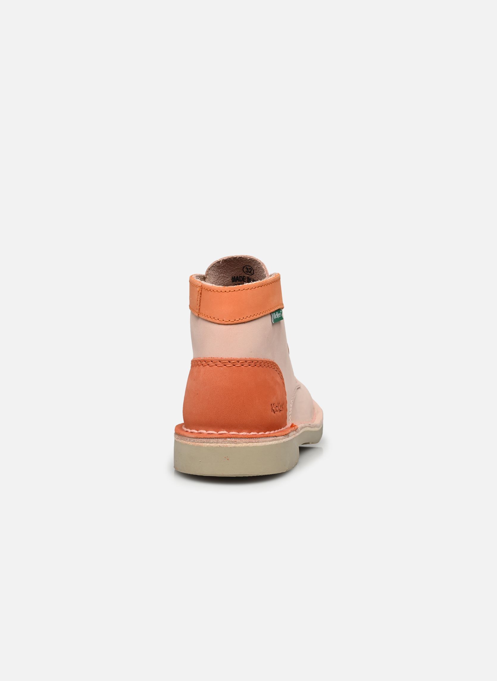 Stiefeletten / Ankle Boots KICK COL mädchen rosa Kickers Stiefeletten / Ankle Boots KICK COL mädchen rosa SAUMON ORANGE