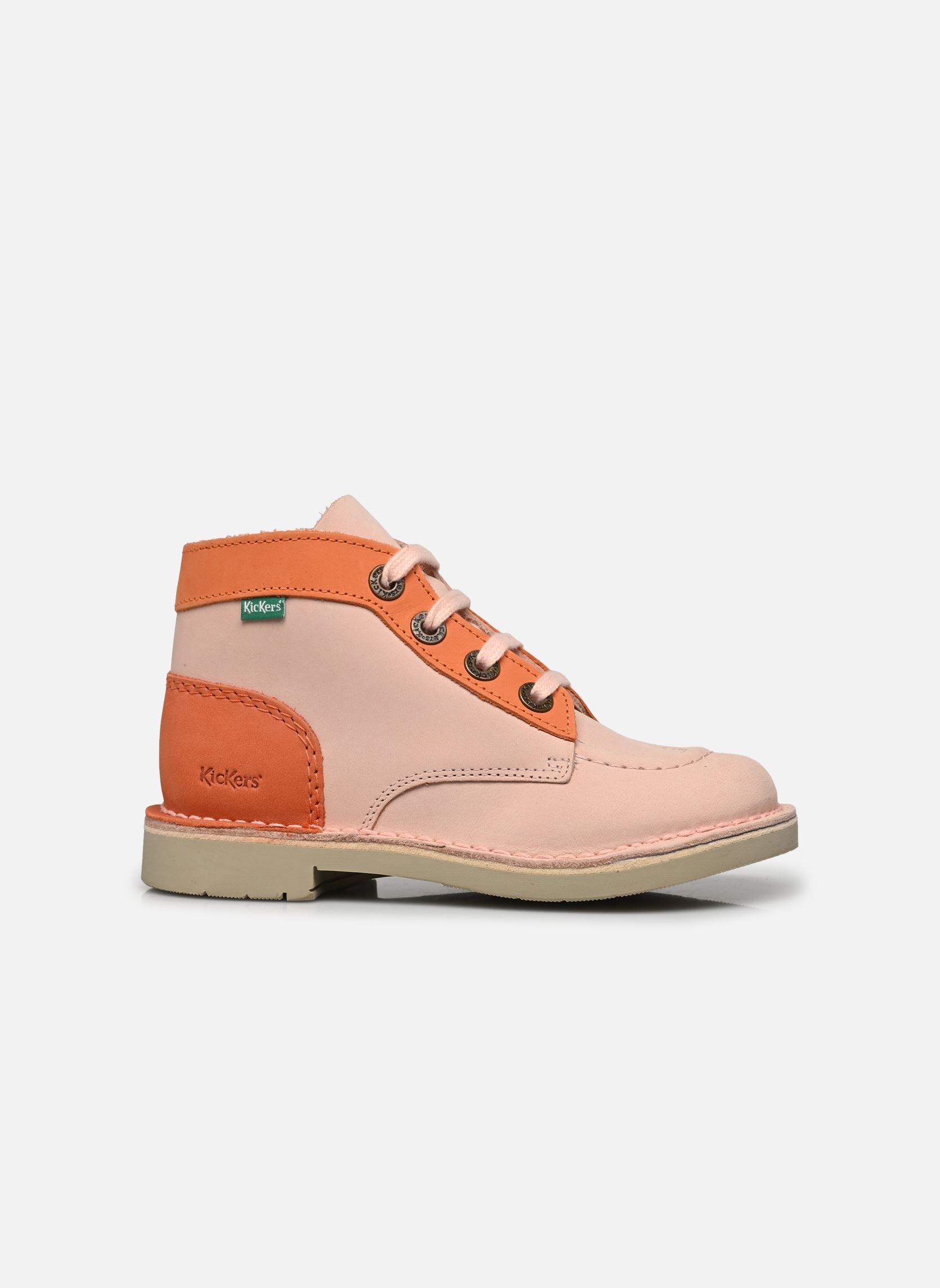 Stiefeletten / Ankle Boots KICK COL mädchen rosa Kickers Stiefeletten / Ankle Boots KICK COL mädchen rosa SAUMON ORANGE