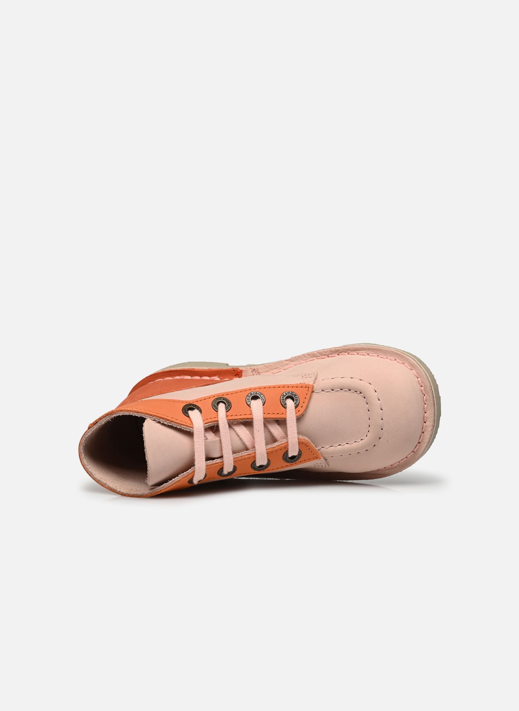 Stiefeletten / Ankle Boots KICK COL mädchen rosa Kickers Stiefeletten / Ankle Boots KICK COL mädchen rosa SAUMON ORANGE