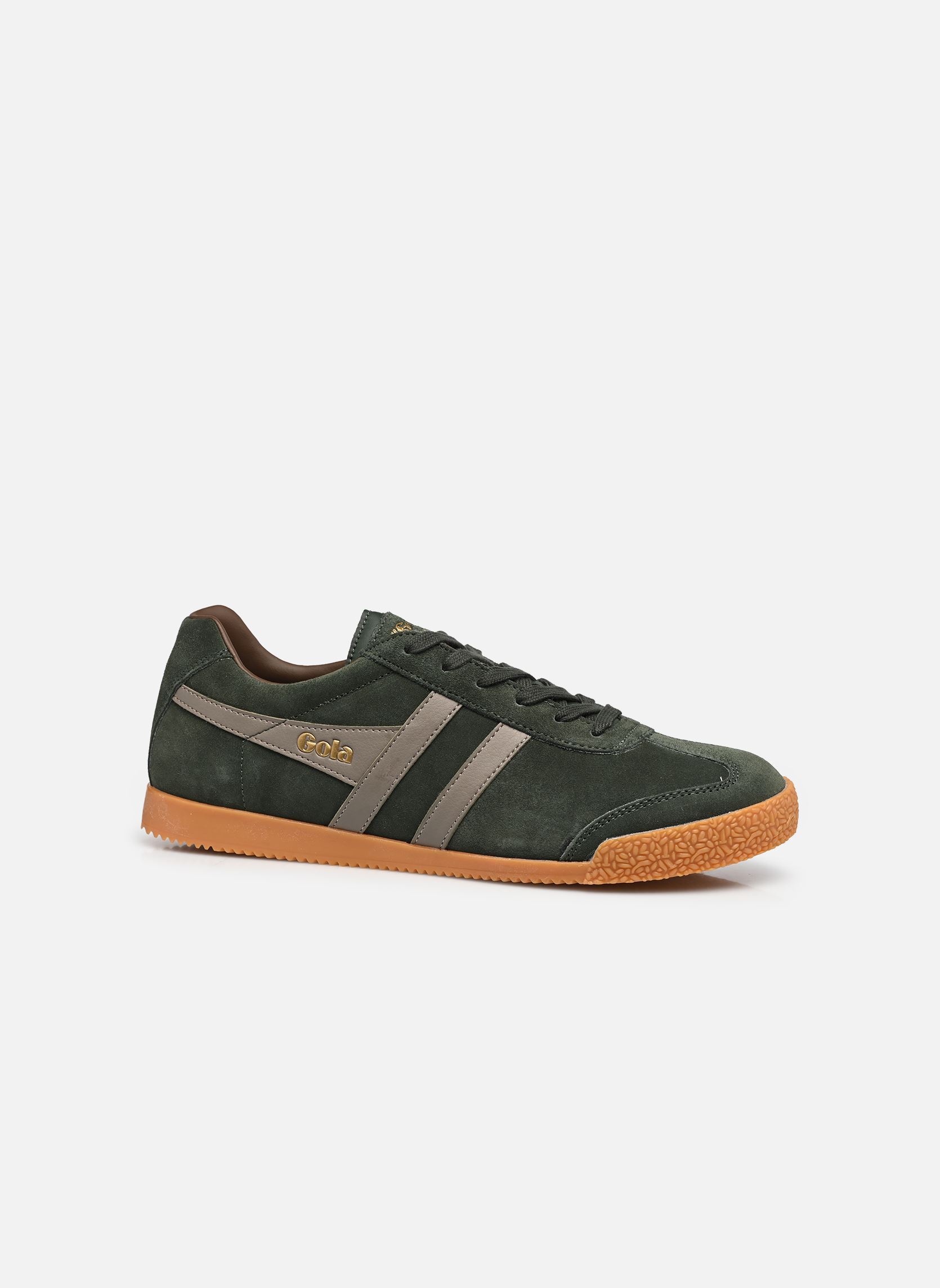 Baskets basses Harrier Suede homme vert Gola Baskets basses Harrier Suede homme vert DARK KHAKI/RHINO/OTTER