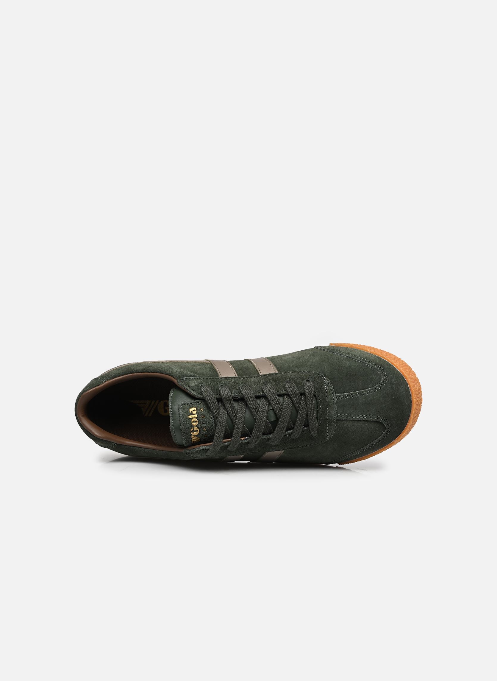 Baskets basses Harrier Suede homme vert Gola Baskets basses Harrier Suede homme vert DARK KHAKI/RHINO/OTTER