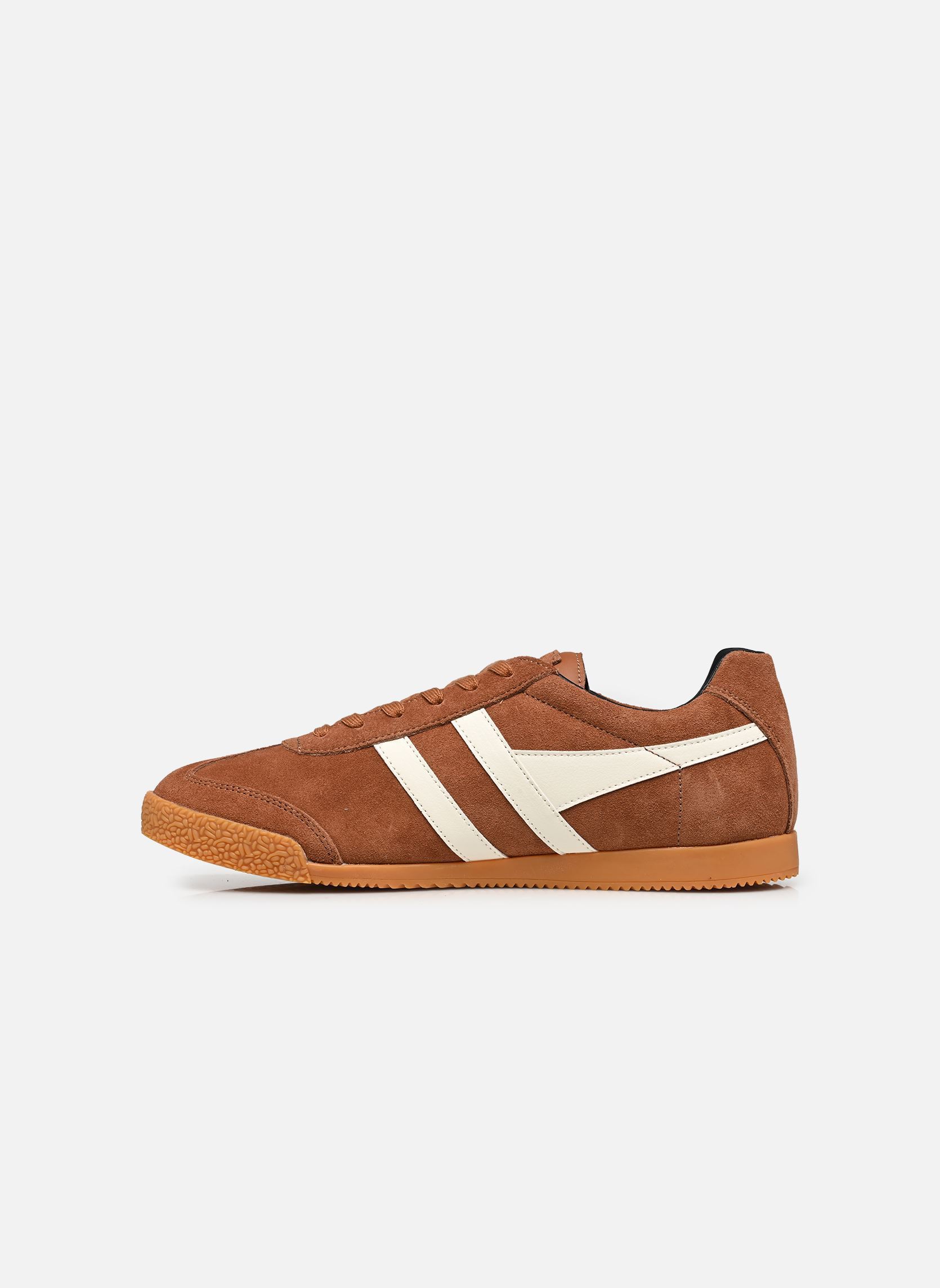 Niedrige Sneaker Harrier Suede herren braun Gola Niedrige Sneaker Harrier Suede herren braun UMBER/OFF WHITE/BLACK