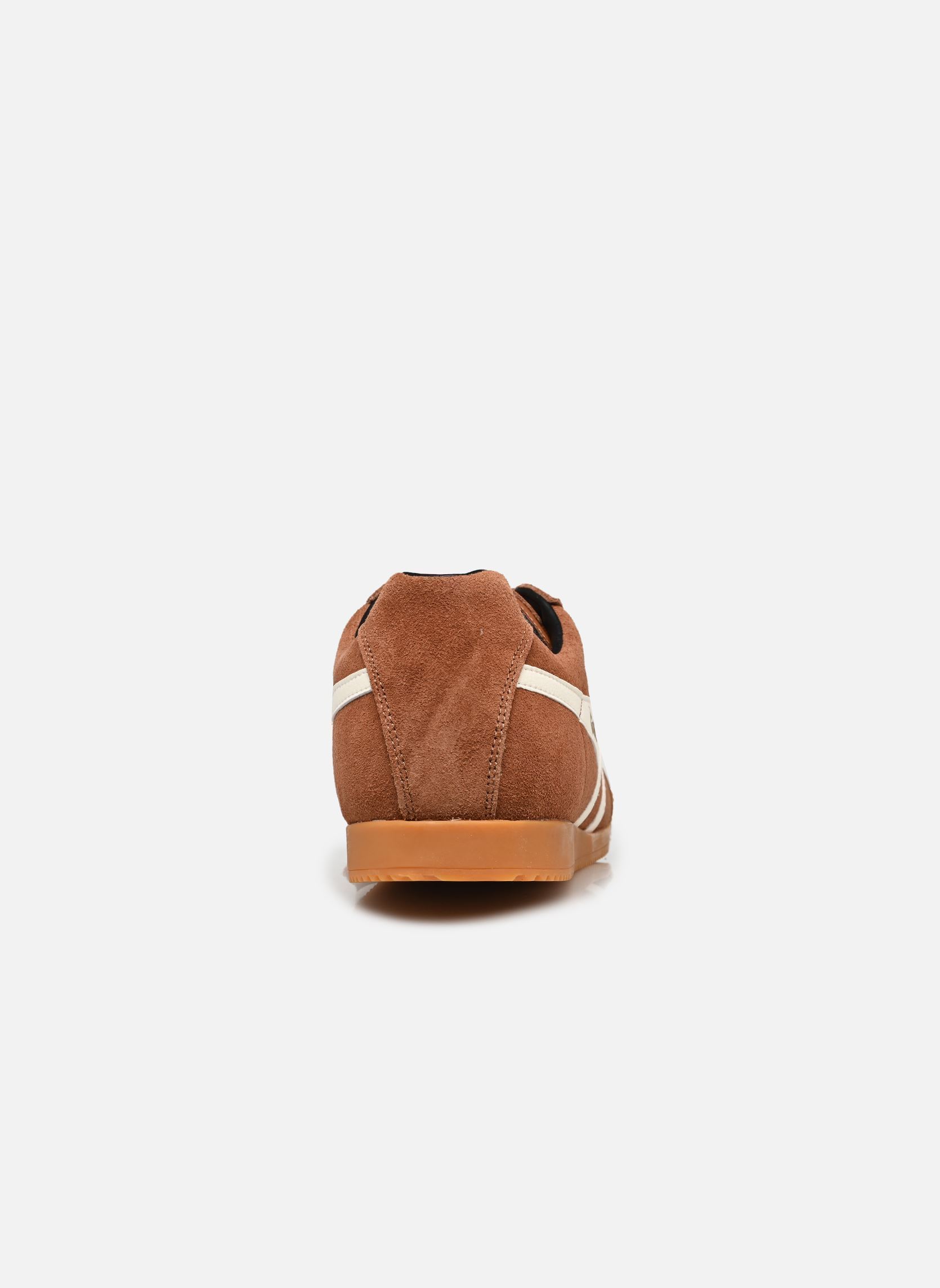Niedrige Sneaker Harrier Suede herren braun Gola Niedrige Sneaker Harrier Suede herren braun UMBER/OFF WHITE/BLACK