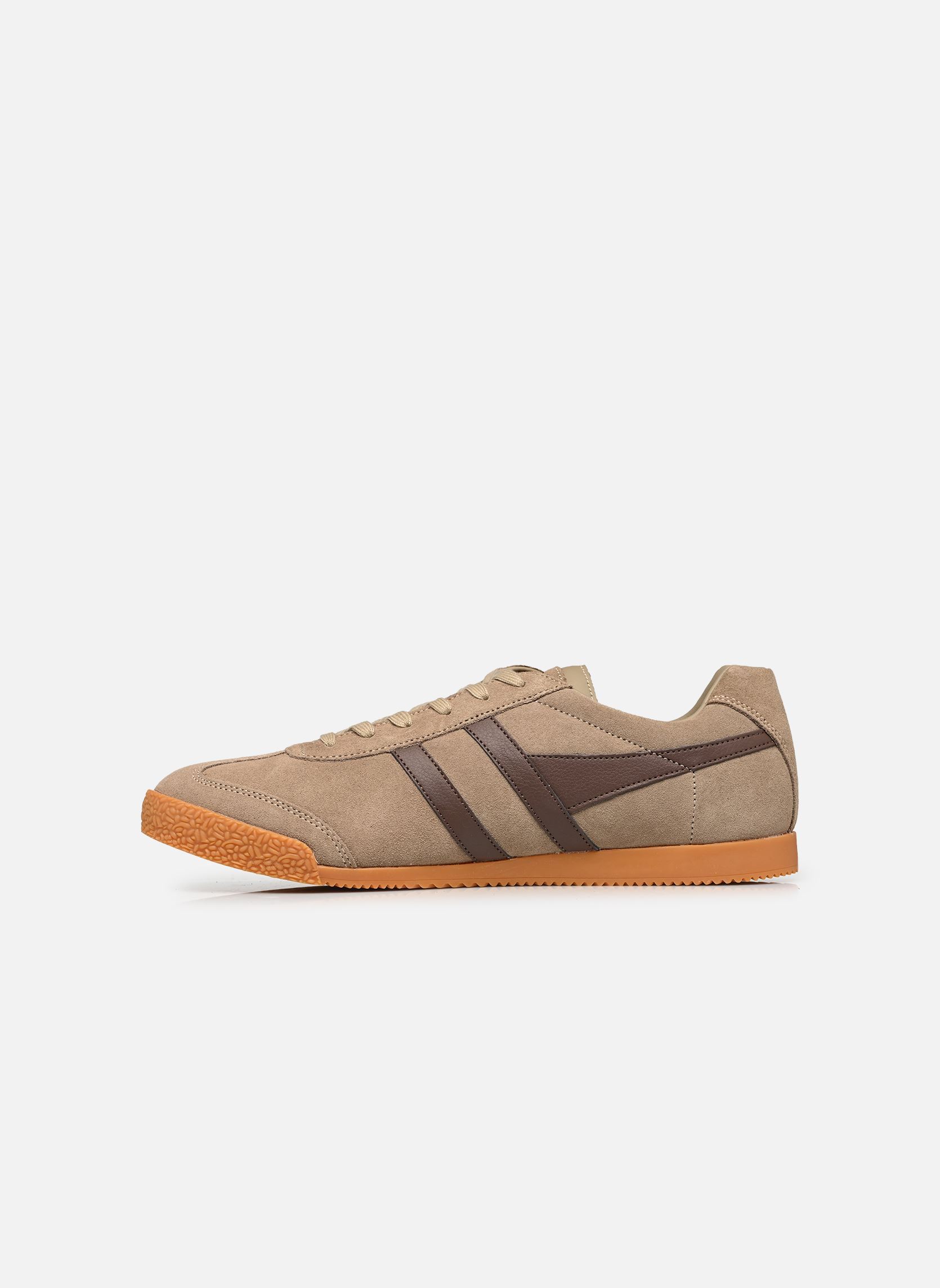Niedrige Sneaker Harrier Suede herren beige Gola Niedrige Sneaker Harrier Suede herren beige CAPPUCCINO/ROOT