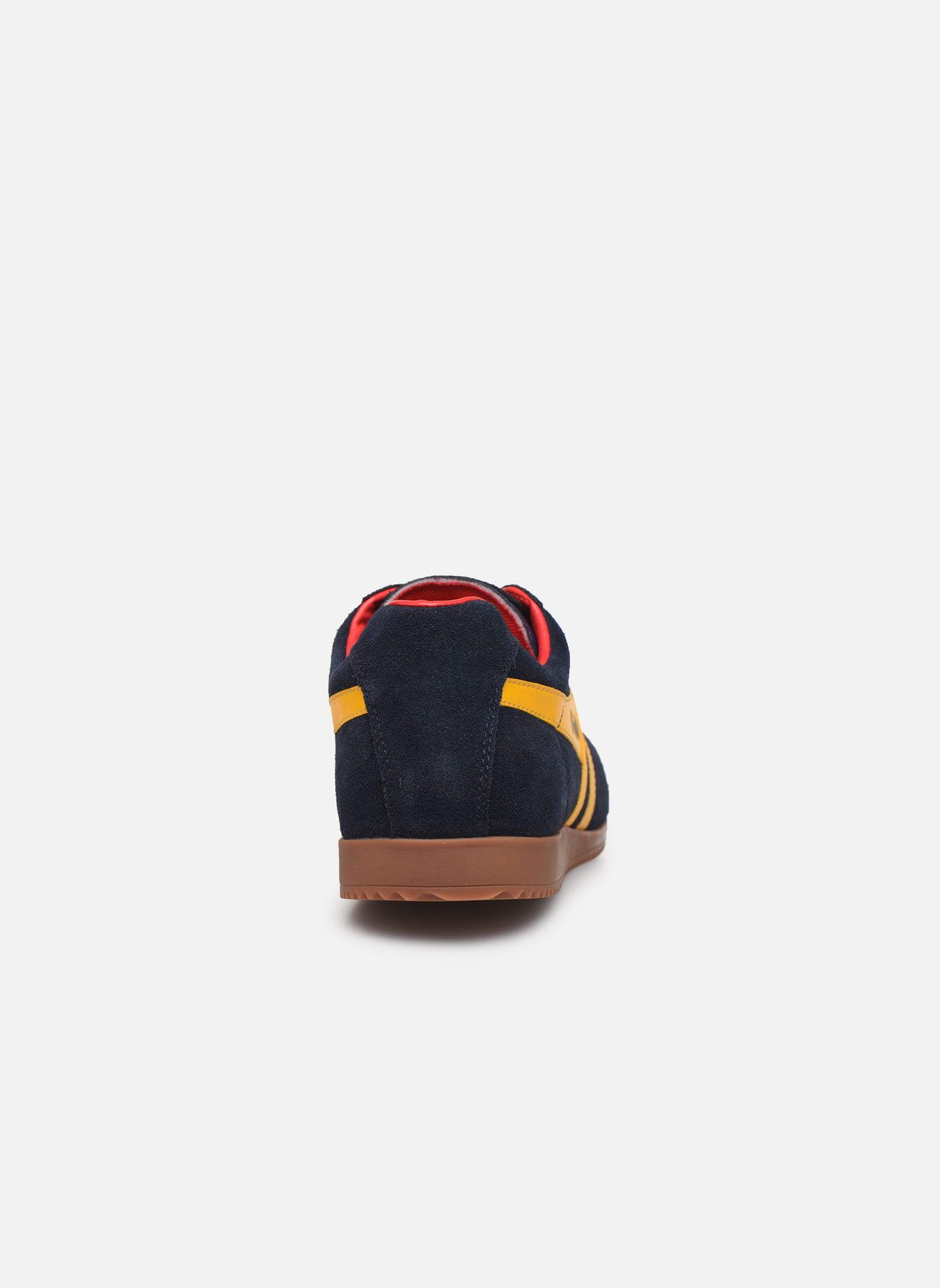 Niedrige Sneaker Harrier Suede herren blau Gola Niedrige Sneaker Harrier Suede herren blau NAVY-SUN-RED