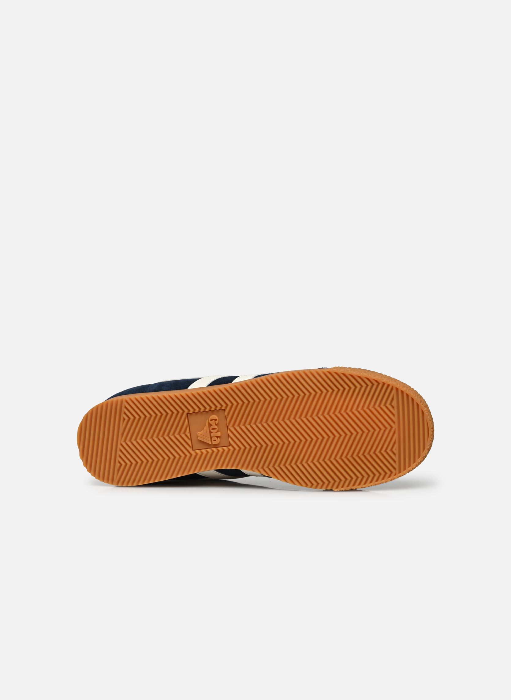 Niedrige Sneaker Harrier Suede herren blau Gola Niedrige Sneaker Harrier Suede herren blau NAVY/OFF WHITE/MOODY ORANGE