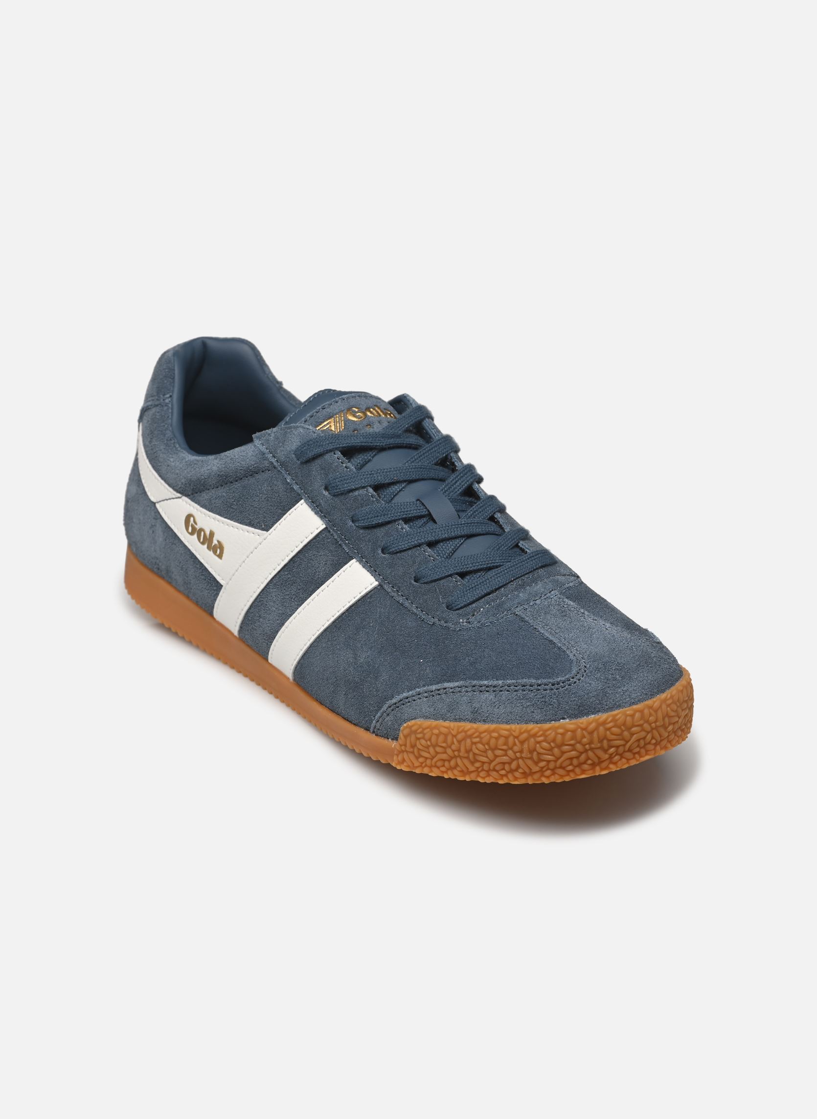 Lage sneakers Harrier Suede heren blauw Gola Lage sneakers Harrier Suede heren blauw BALTIC/WHITE