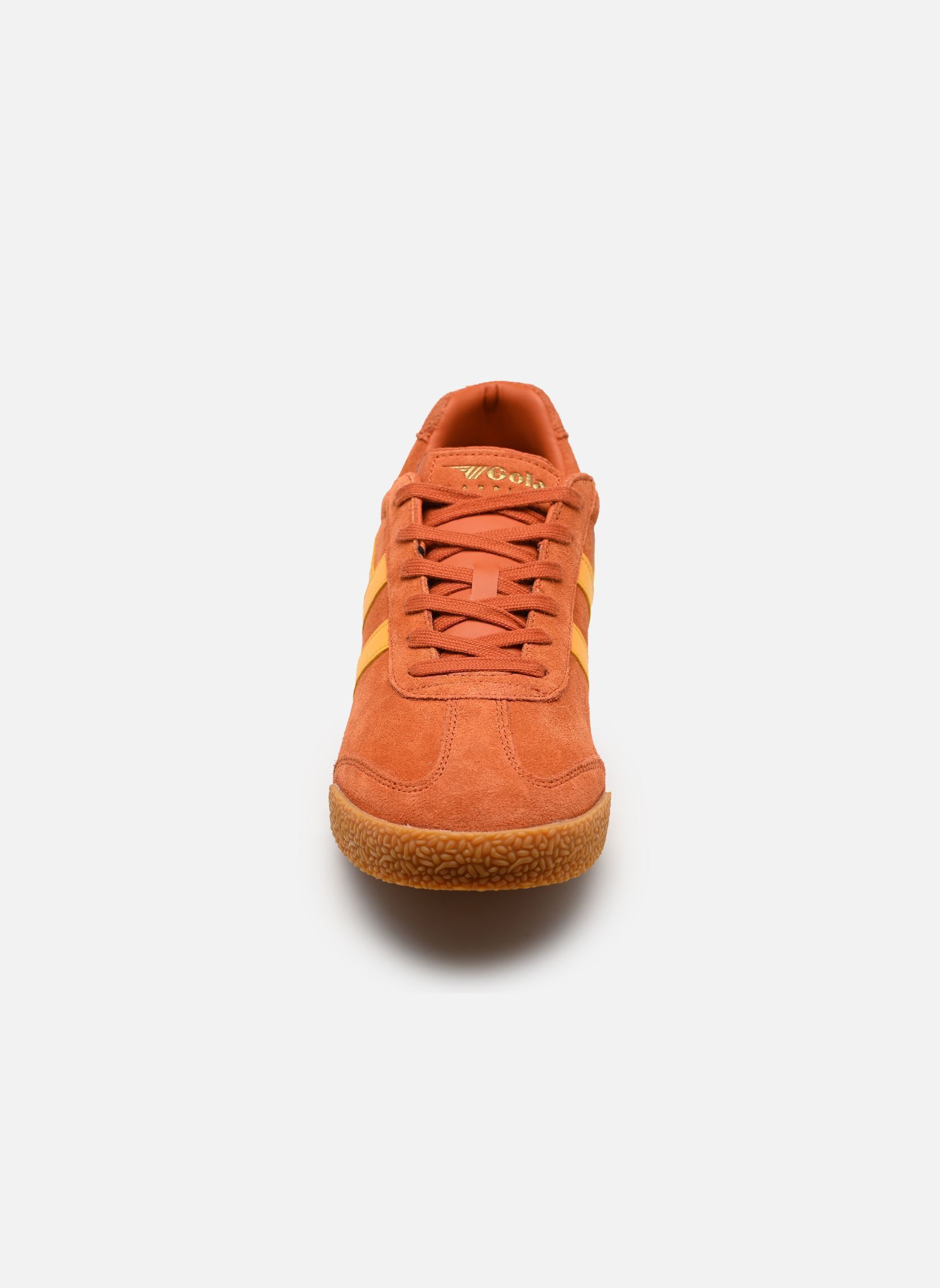 Niedrige Sneaker Harrier Suede herren orange Gola Niedrige Sneaker Harrier Suede herren orange MOODY ORANGE/SUN