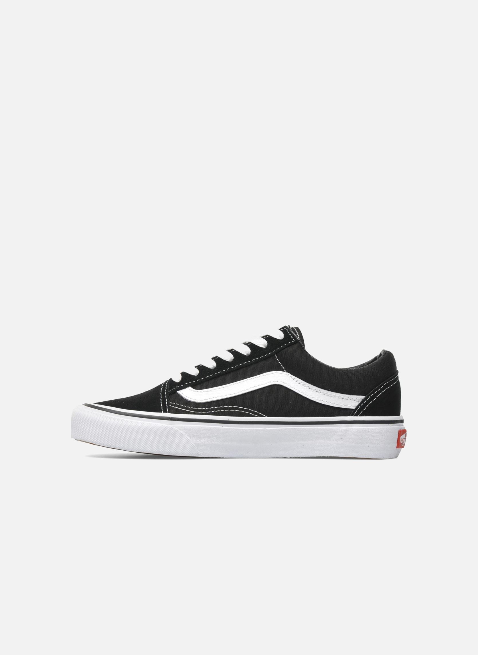 Niedrige Sneaker Old Skool damen schwarz Vans Niedrige Sneaker Old Skool damen schwarz BLACK WHITE
