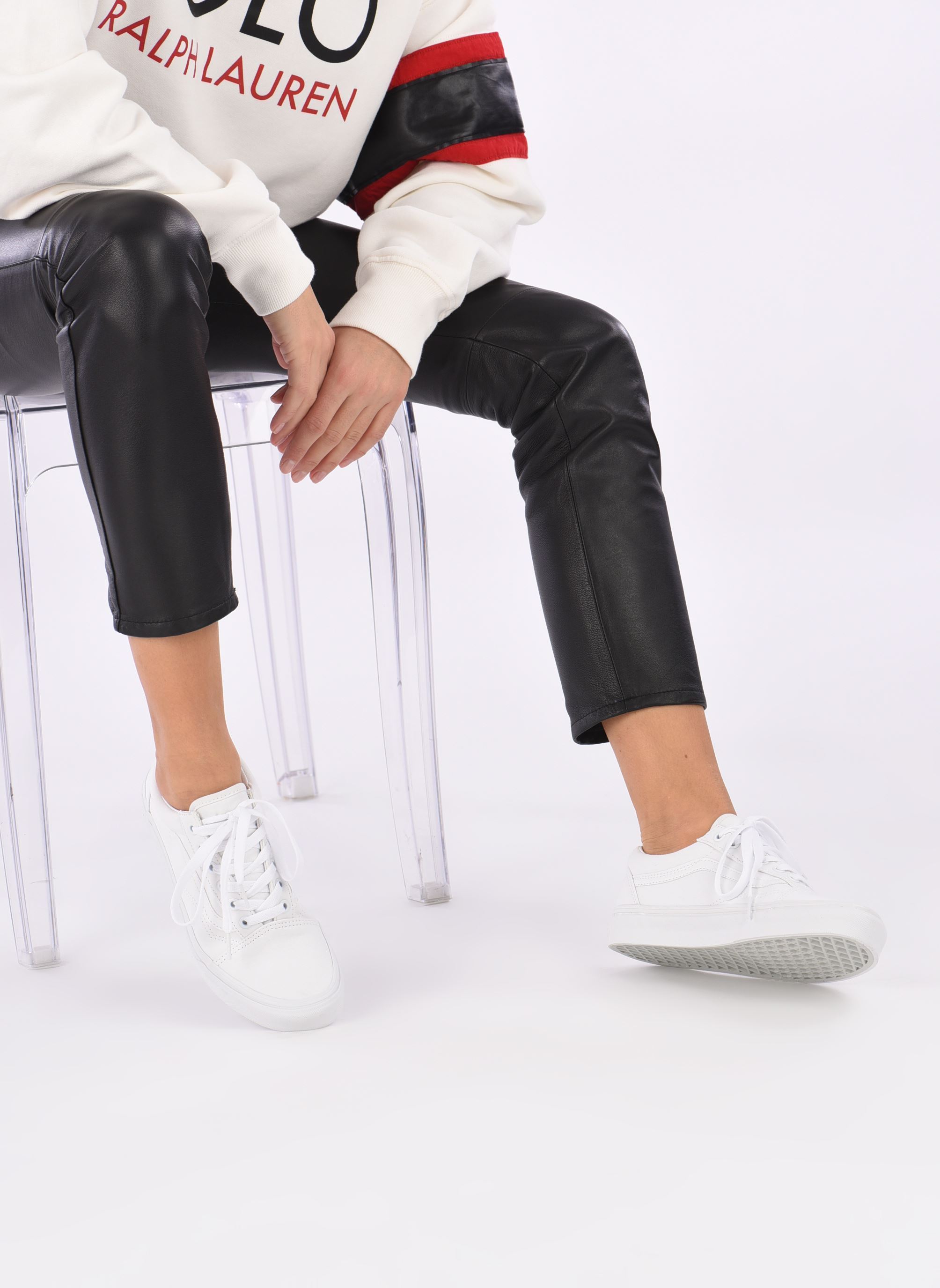 Lage sneakers Old Skool dames wit Vans Lage sneakers Old Skool dames wit TRUE WHITE