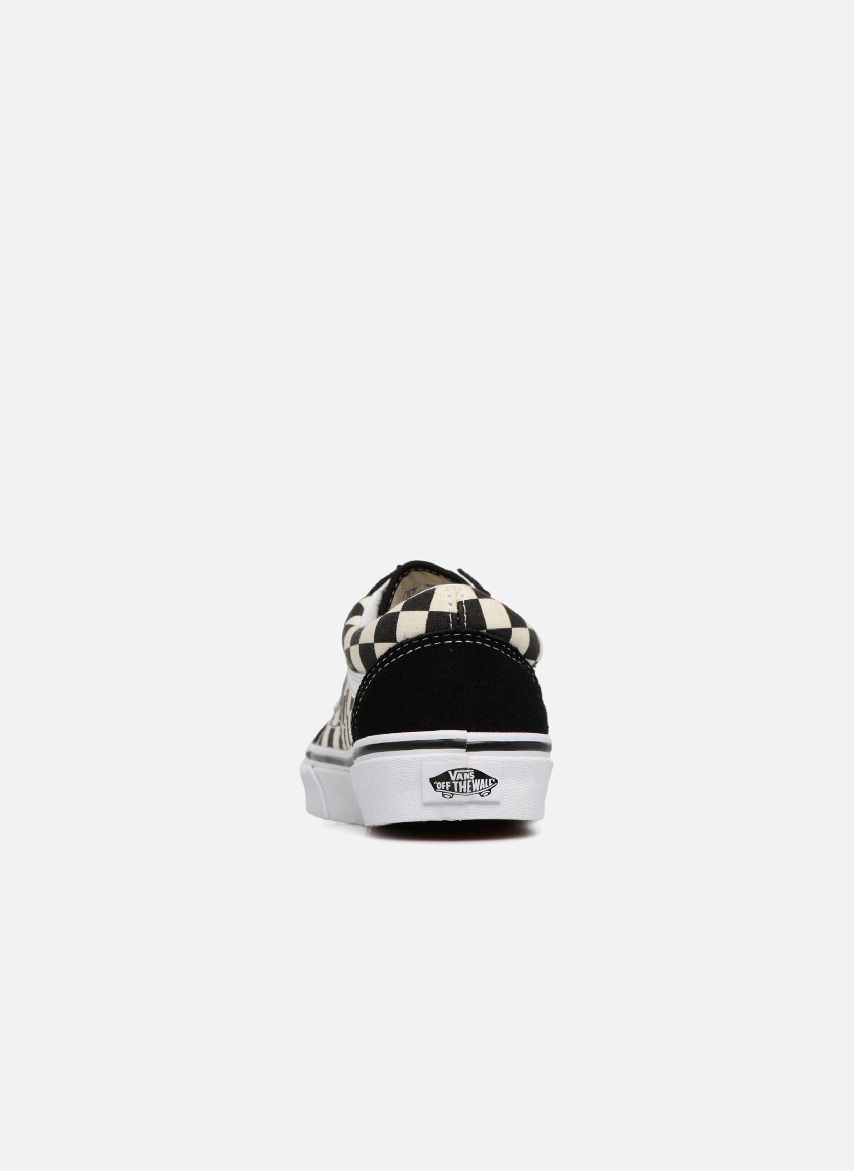 Niedrige Sneaker Old Skool damen schwarz Vans Niedrige Sneaker Old Skool damen schwarz (PRIMARY CHECK) BLACK WHITE