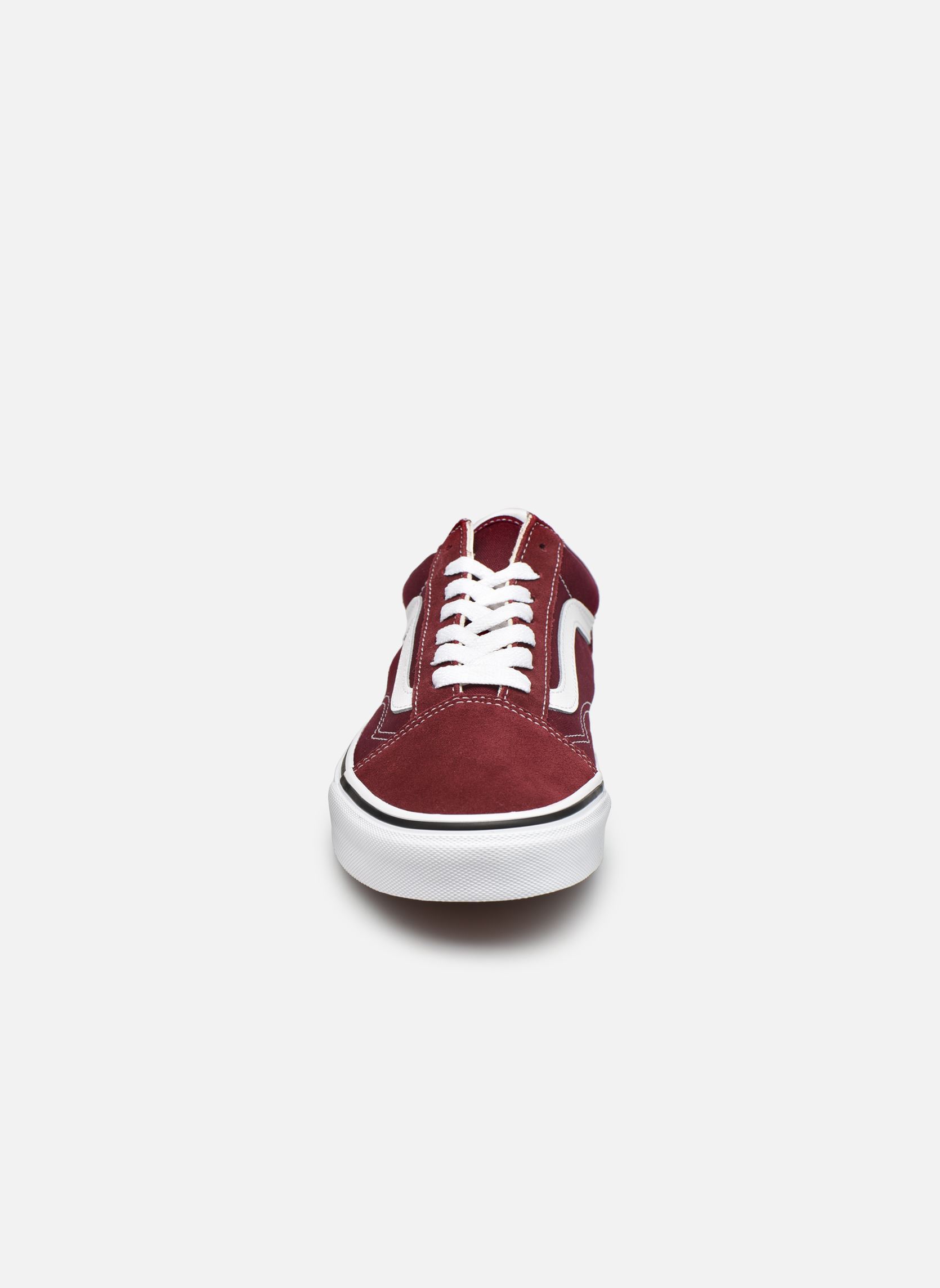 Niedrige Sneaker Old Skool damen bordeaux Vans Niedrige Sneaker Old Skool damen bordeaux PORT ROYALE/TRUE WHITE