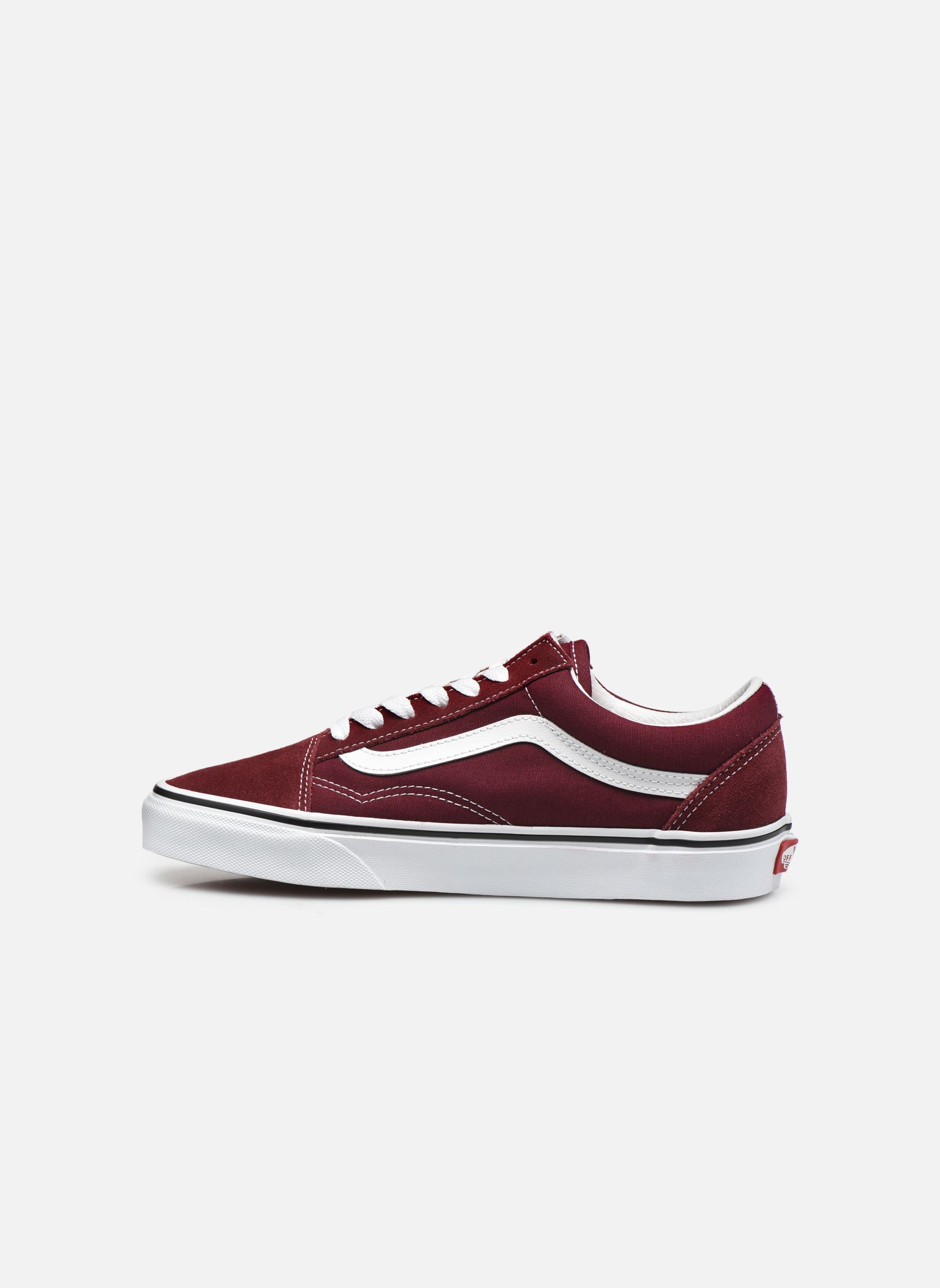 Niedrige Sneaker Old Skool damen bordeaux Vans Niedrige Sneaker Old Skool damen bordeaux PORT ROYALE/TRUE WHITE
