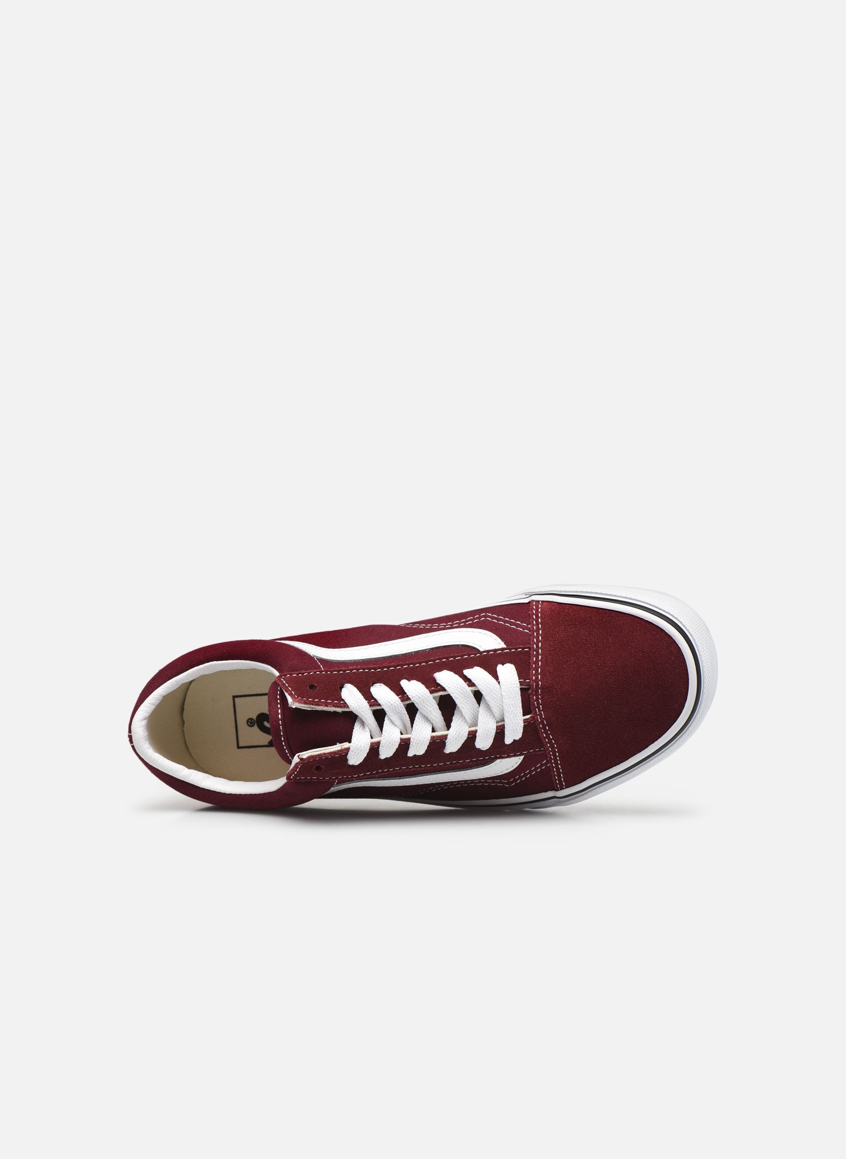 Niedrige Sneaker Old Skool damen bordeaux Vans Niedrige Sneaker Old Skool damen bordeaux PORT ROYALE/TRUE WHITE