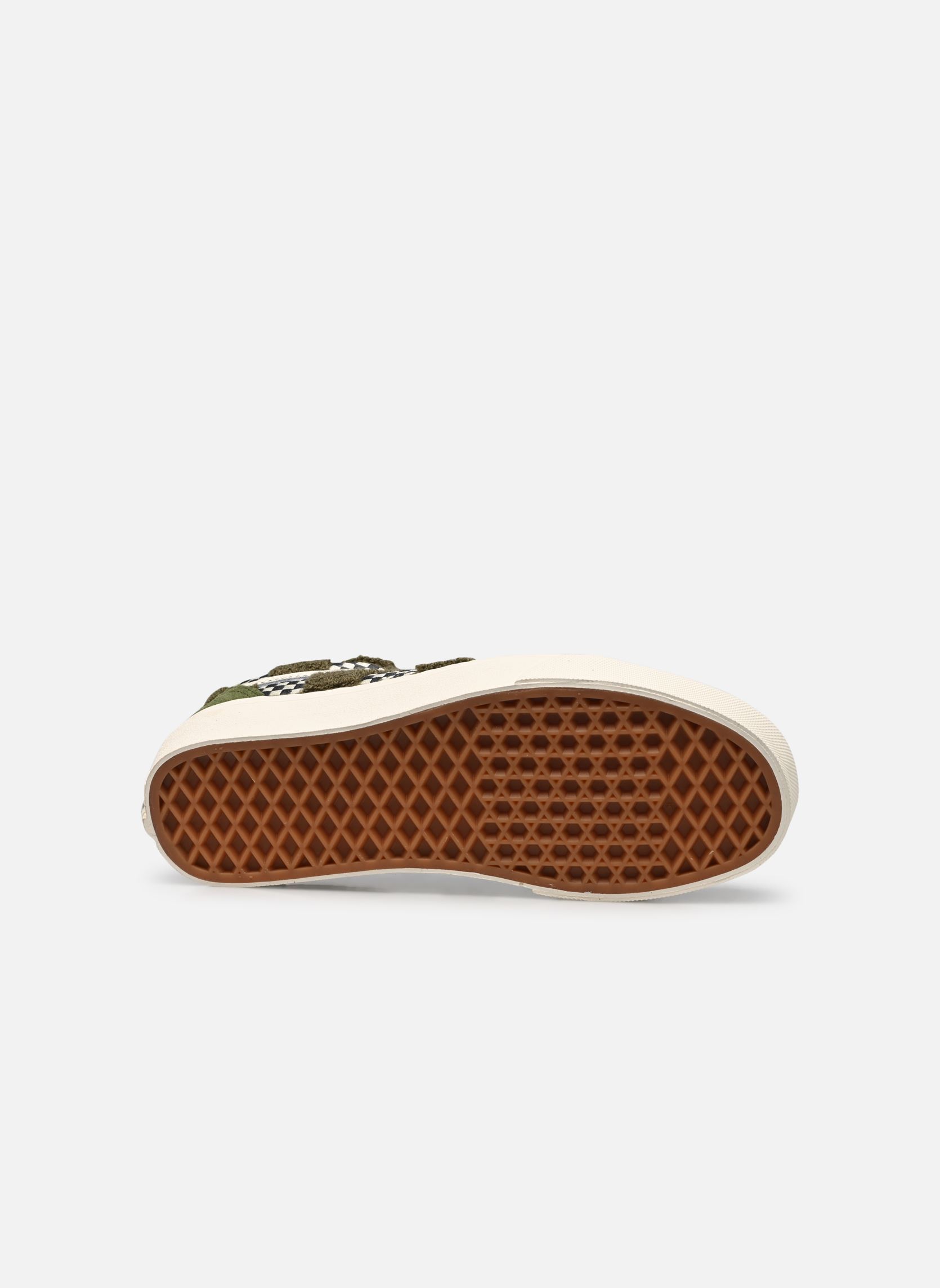 Baskets basses Old Skool femme vert Vans Baskets basses Old Skool femme vert TUFTED CHECK LODEN GREEN