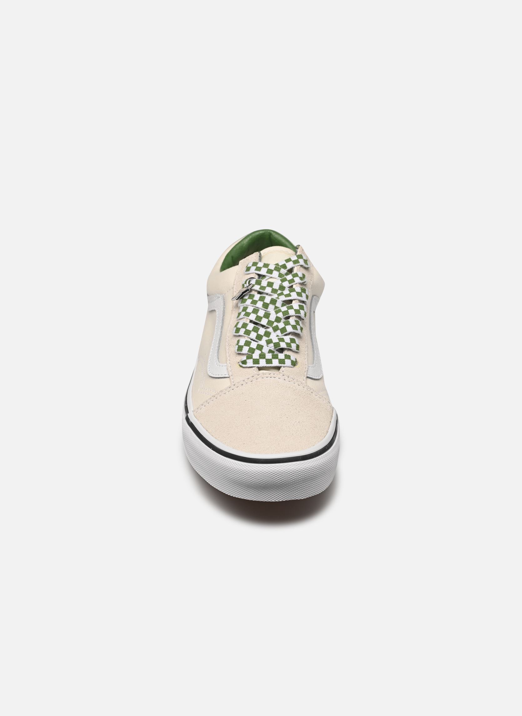 Niedrige Sneaker Old Skool damen beige Vans Niedrige Sneaker Old Skool damen beige MARSHMALLOW/GREEN