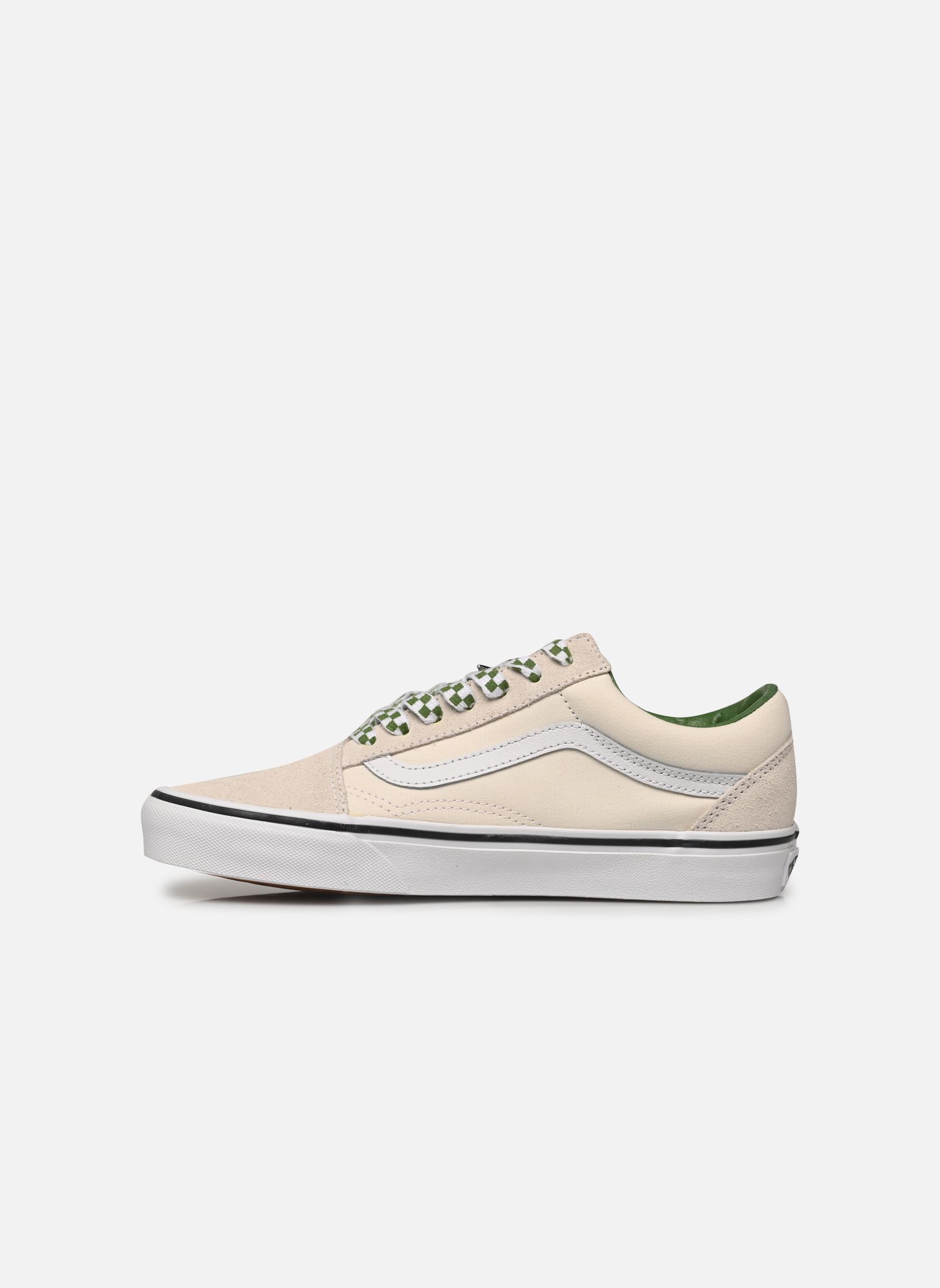 Niedrige Sneaker Old Skool damen beige Vans Niedrige Sneaker Old Skool damen beige MARSHMALLOW/GREEN