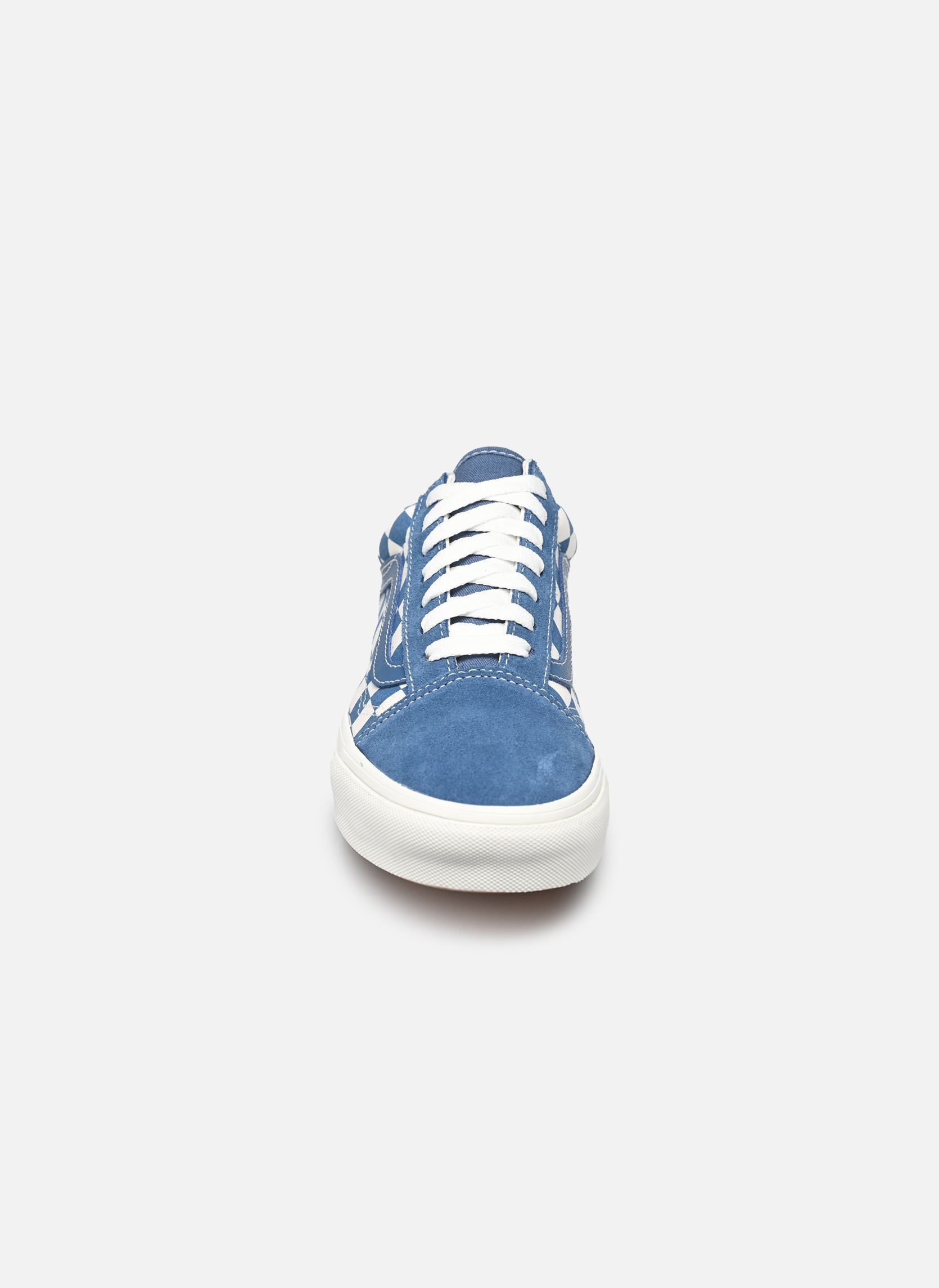 Niedrige Sneaker Old Skool damen blau Vans Niedrige Sneaker Old Skool damen blau CHECKERBOARD NAVY/WHITE