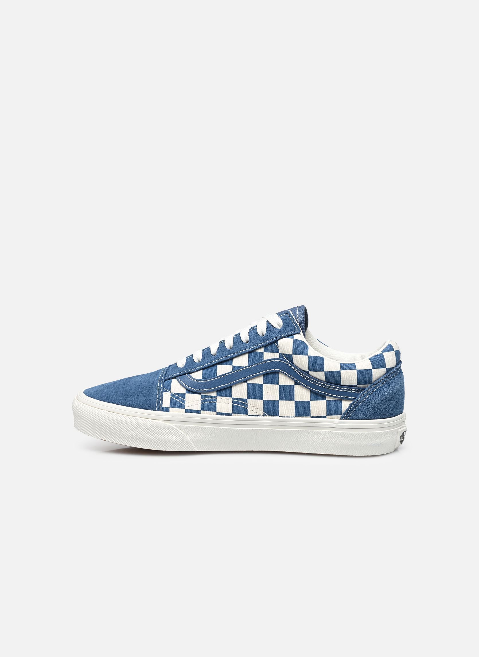 Niedrige Sneaker Old Skool damen blau Vans Niedrige Sneaker Old Skool damen blau CHECKERBOARD NAVY/WHITE