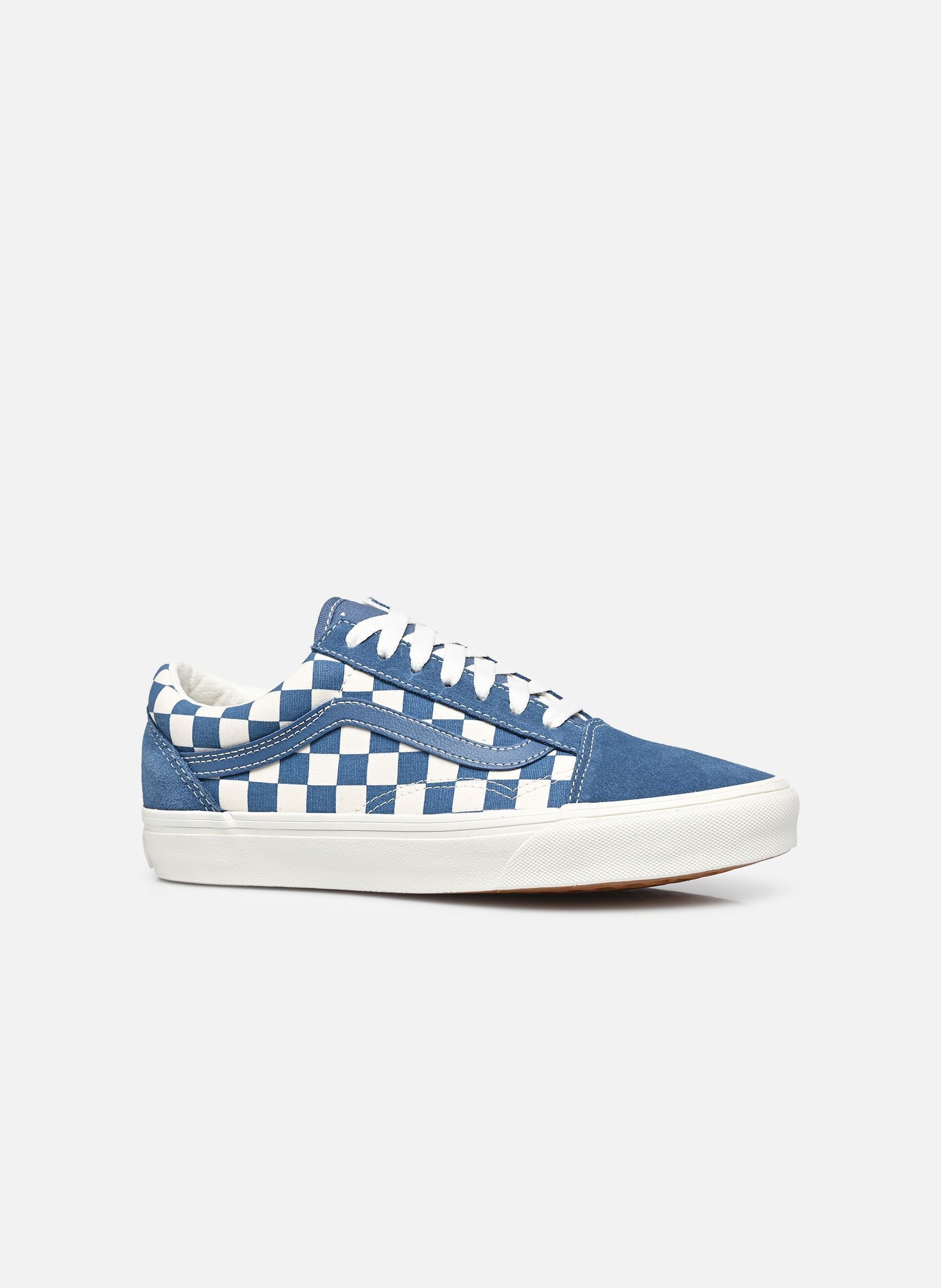 Niedrige Sneaker Old Skool damen blau Vans Niedrige Sneaker Old Skool damen blau CHECKERBOARD NAVY/WHITE