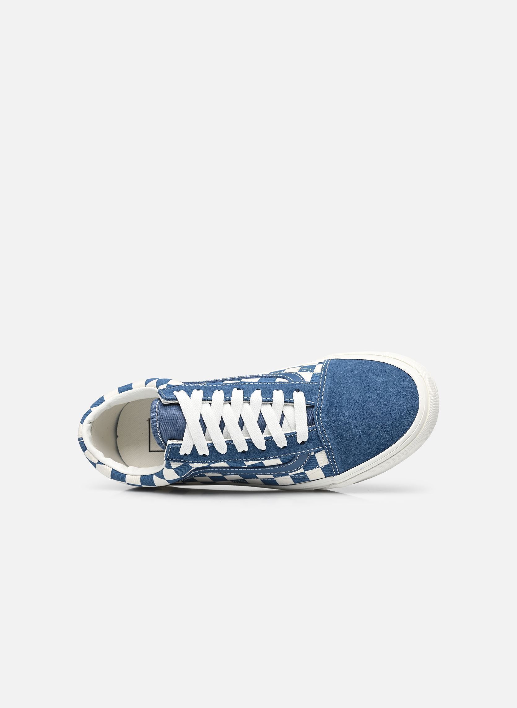 Niedrige Sneaker Old Skool damen blau Vans Niedrige Sneaker Old Skool damen blau CHECKERBOARD NAVY/WHITE