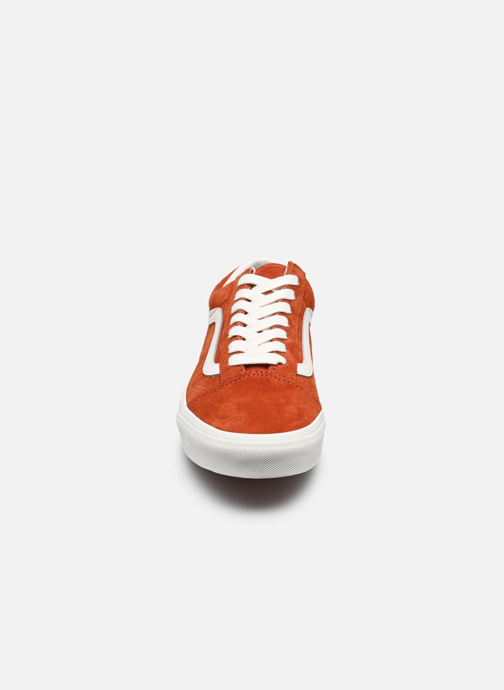 Niedrige Sneaker Old Skool damen orange Vans Niedrige Sneaker Old Skool damen orange PIG SUEDE BURNT ORANGE