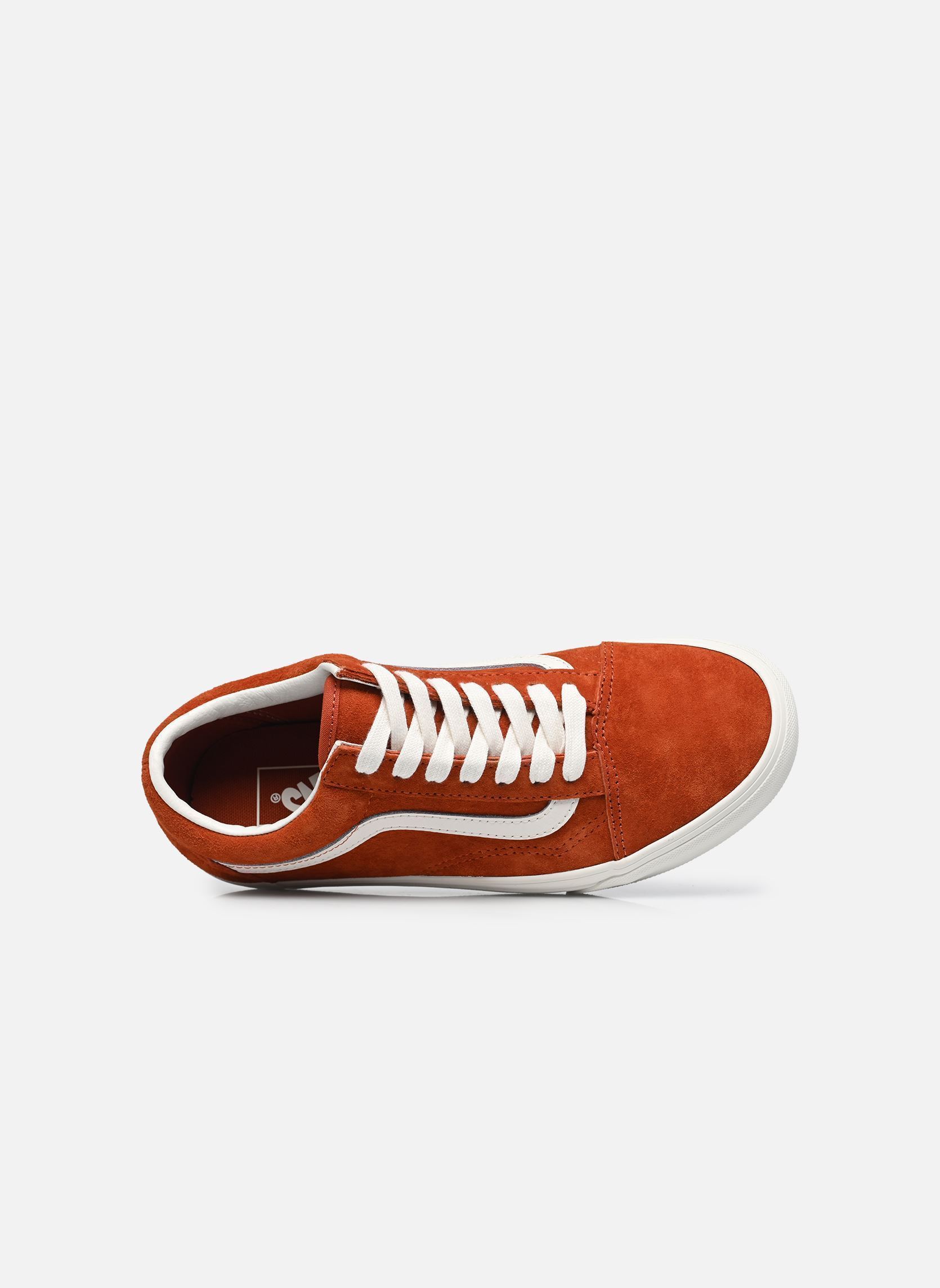 Niedrige Sneaker Old Skool damen orange Vans Niedrige Sneaker Old Skool damen orange PIG SUEDE BURNT ORANGE