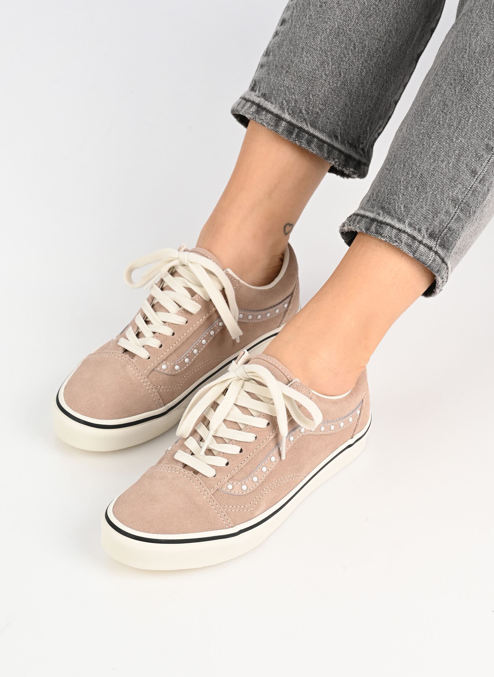 Baskets basses Old Skool femme beige Vans Baskets basses Old Skool femme beige WARM TAUPE