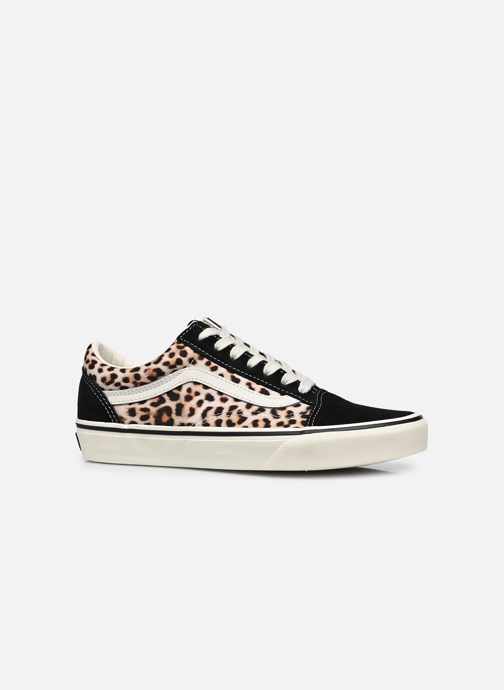 Niedrige Sneaker Old Skool damen schwarz Vans Niedrige Sneaker Old Skool damen schwarz BLACK/LEOPARD1