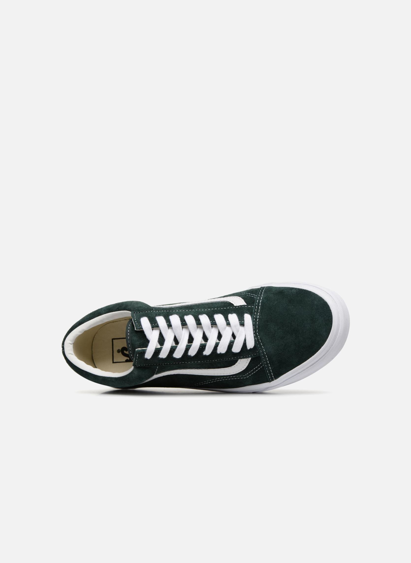 Baskets basses Old Skool homme vert Vans Baskets basses Old Skool homme vert (Pig Suede) Darkest SpruceTrue