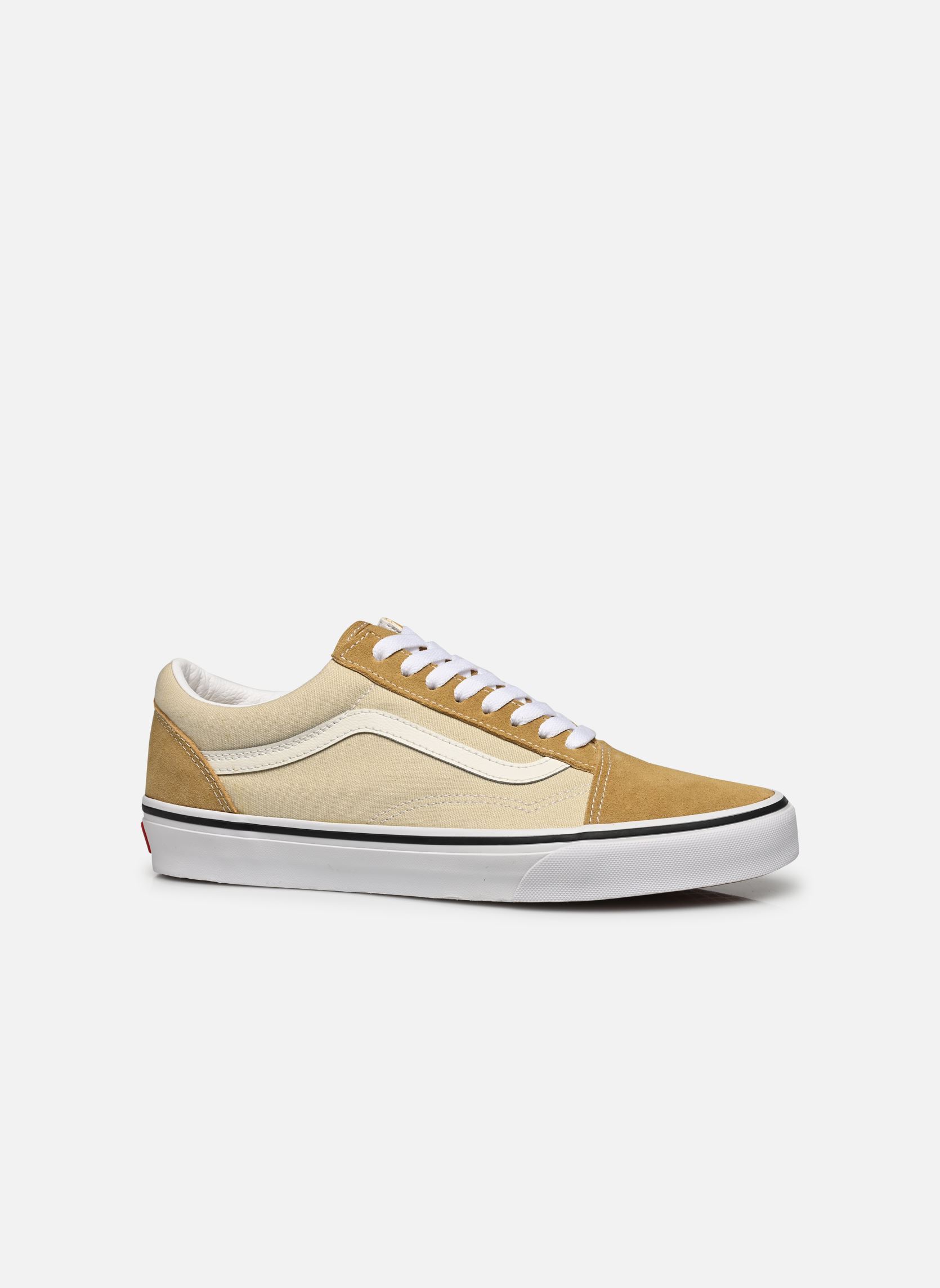 Baskets basses Old Skool homme beige Vans Baskets basses Old Skool homme beige Canvas/Suede Pop Cream