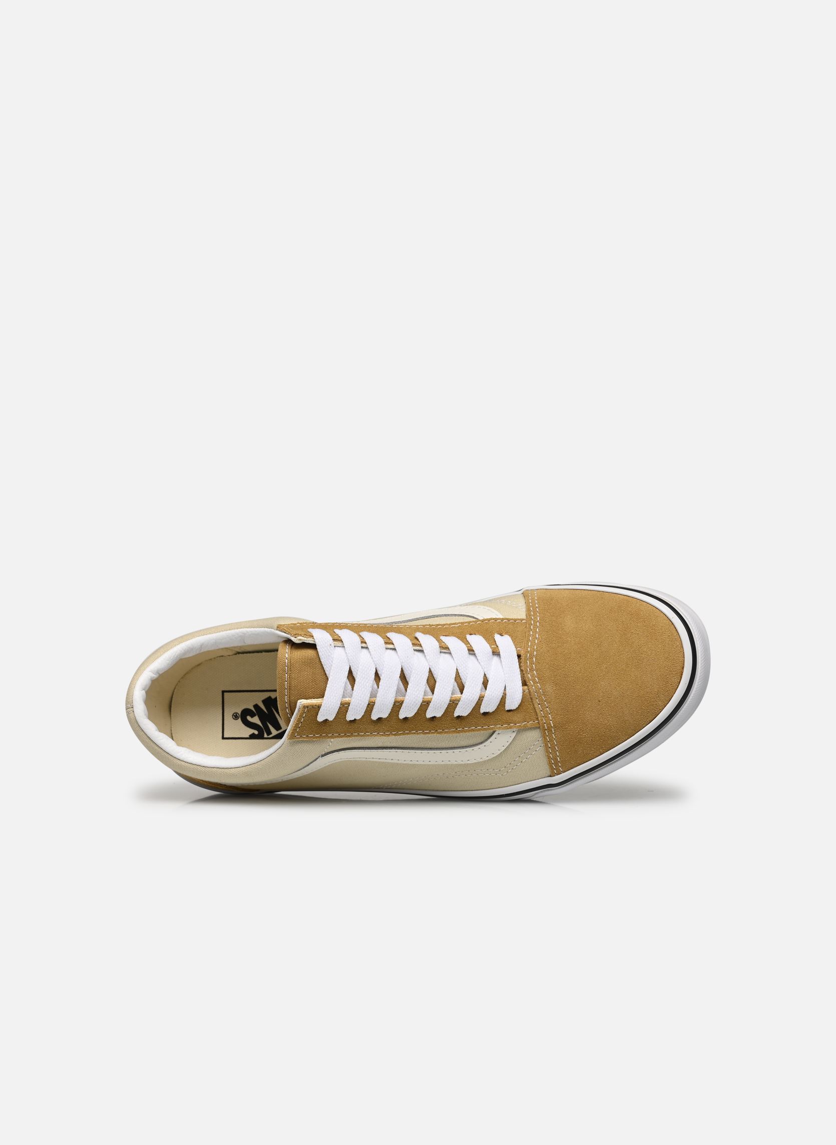 Baskets basses Old Skool homme beige Vans Baskets basses Old Skool homme beige Canvas/Suede Pop Cream