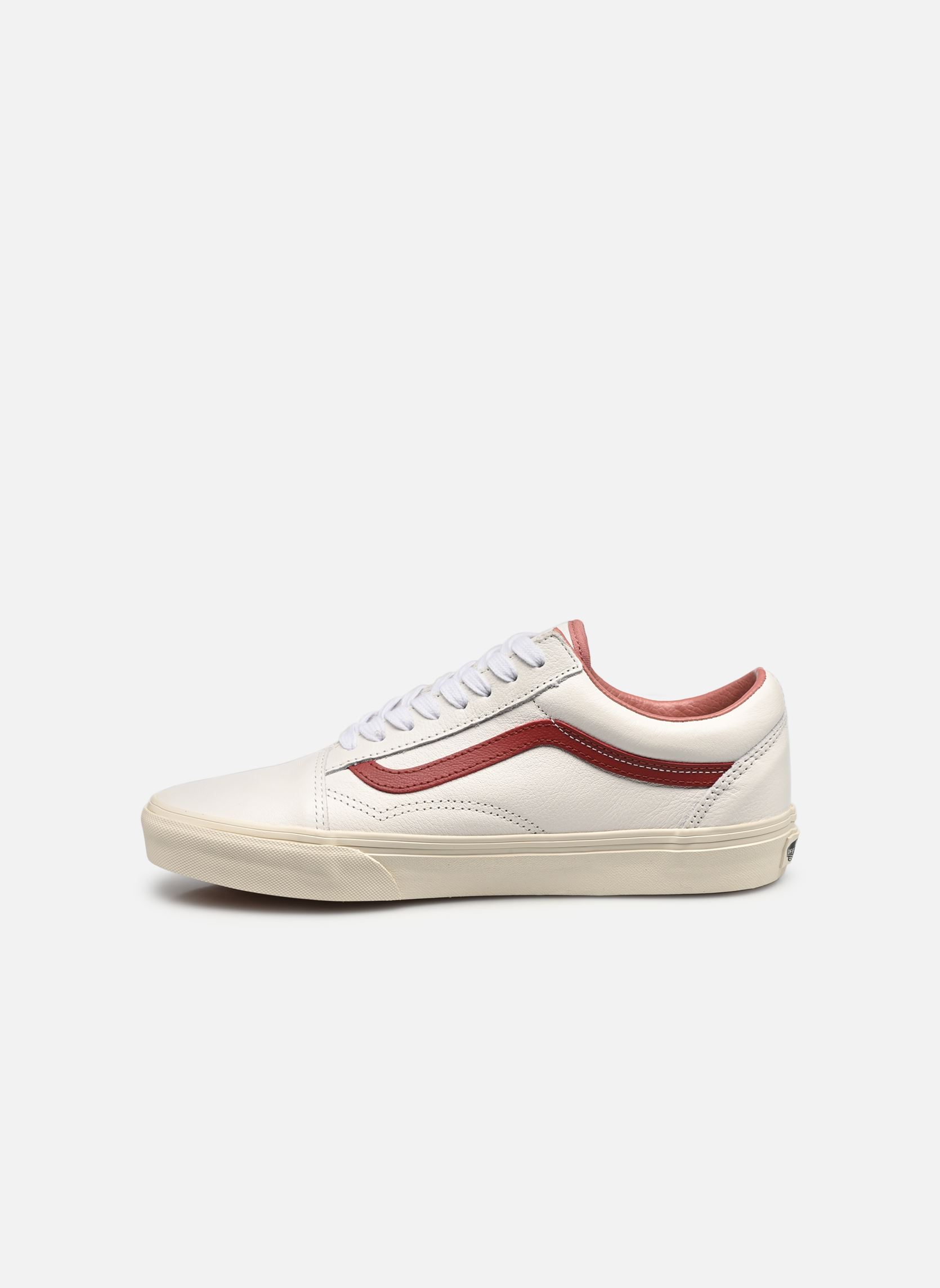 Baskets basses Old Skool homme blanc Vans Baskets basses Old Skool homme blanc Premium Leather Russet Brown