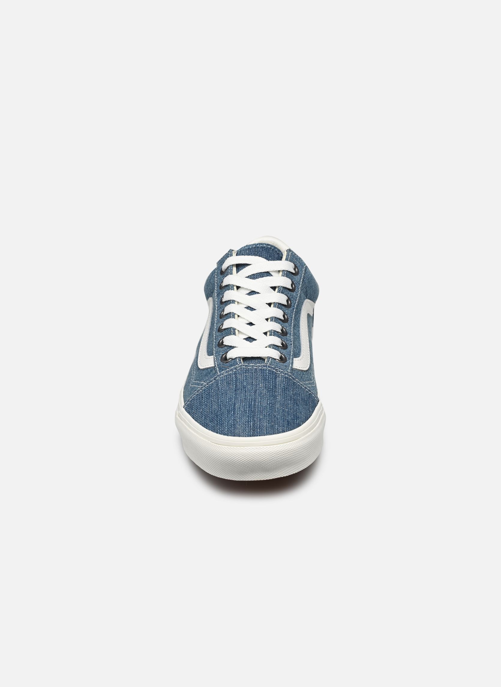 Niedrige Sneaker Old Skool herren blau Vans Niedrige Sneaker Old Skool herren blau Threaded Denim Blue/White