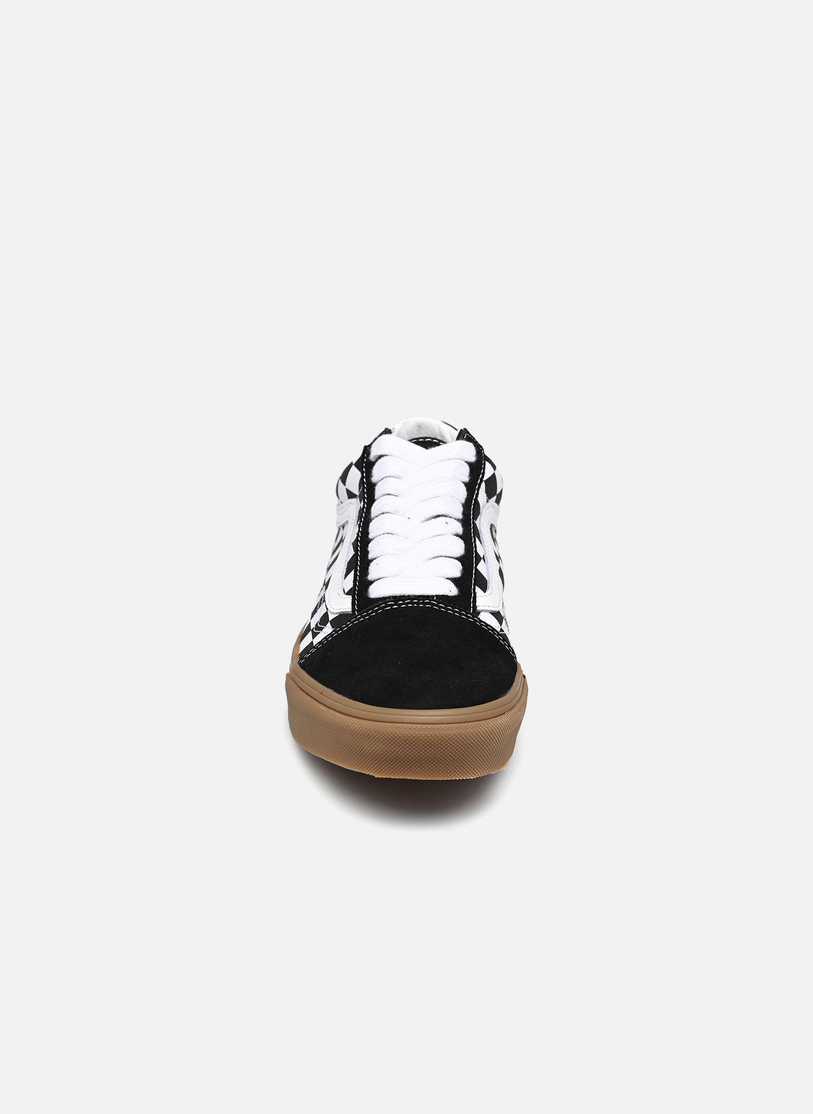 Baskets basses Old Skool homme noir Vans Baskets basses Old Skool homme noir Fat Lace Checker Black