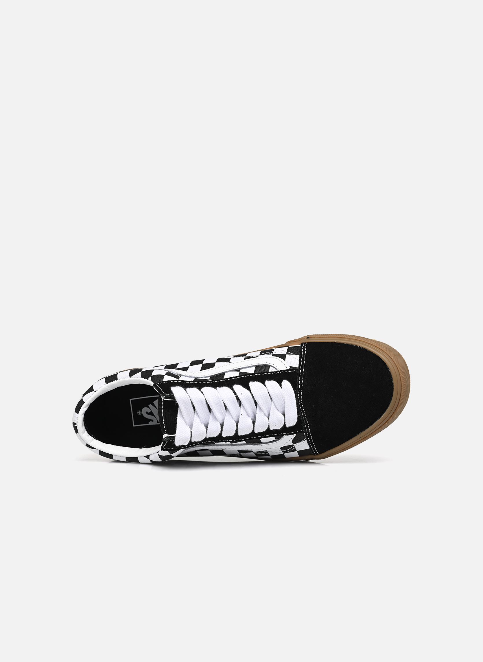 Baskets basses Old Skool homme noir Vans Baskets basses Old Skool homme noir Fat Lace Checker Black