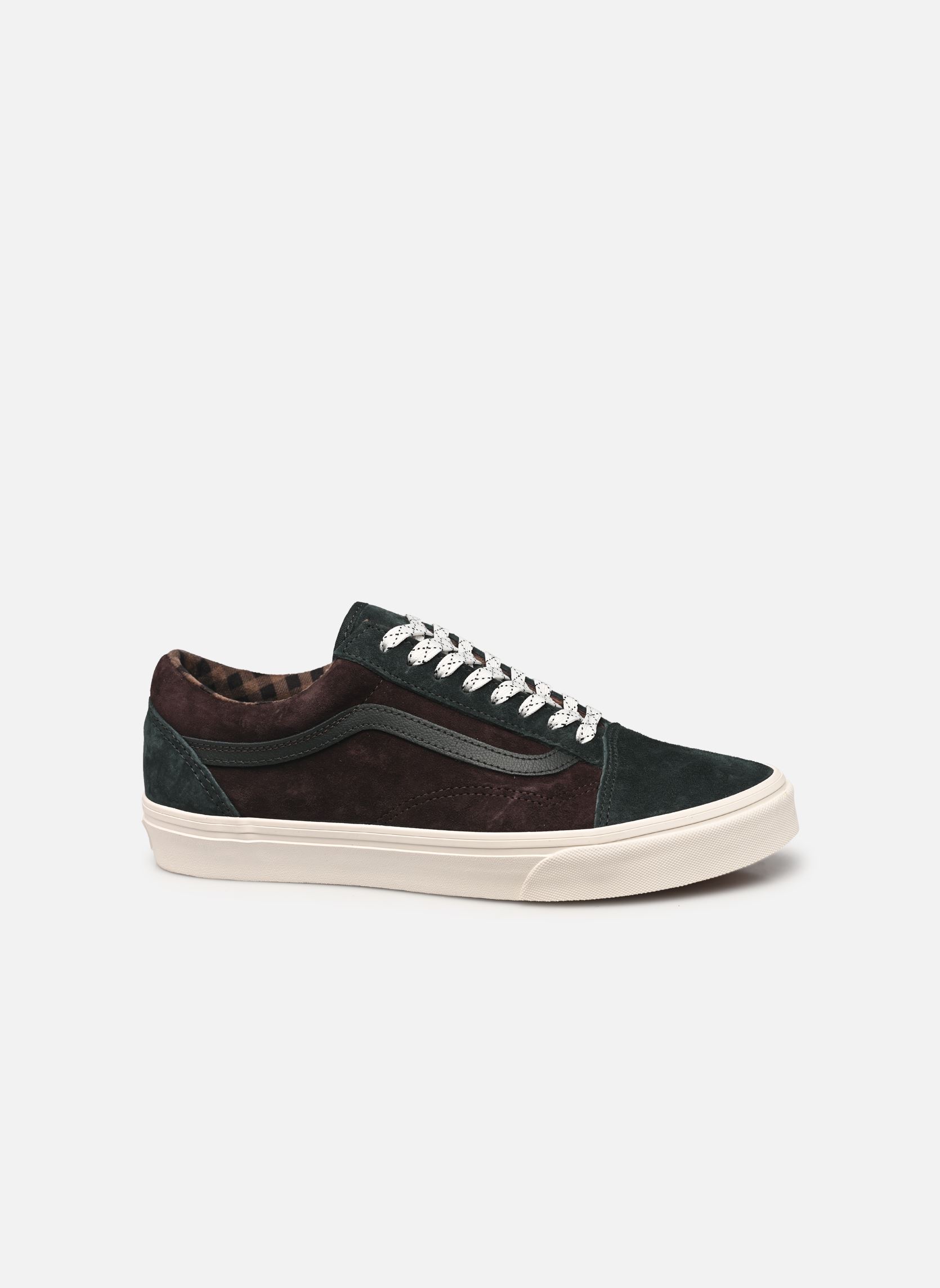 Niedrige Sneaker Old Skool herren braun Vans Niedrige Sneaker Old Skool herren braun Pig Suede Plaid Scarab