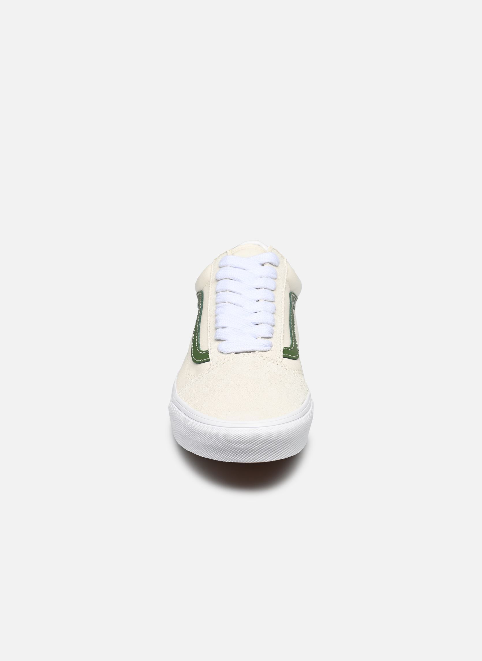 Baskets basses Old Skool homme blanc Vans Baskets basses Old Skool homme blanc Pop green