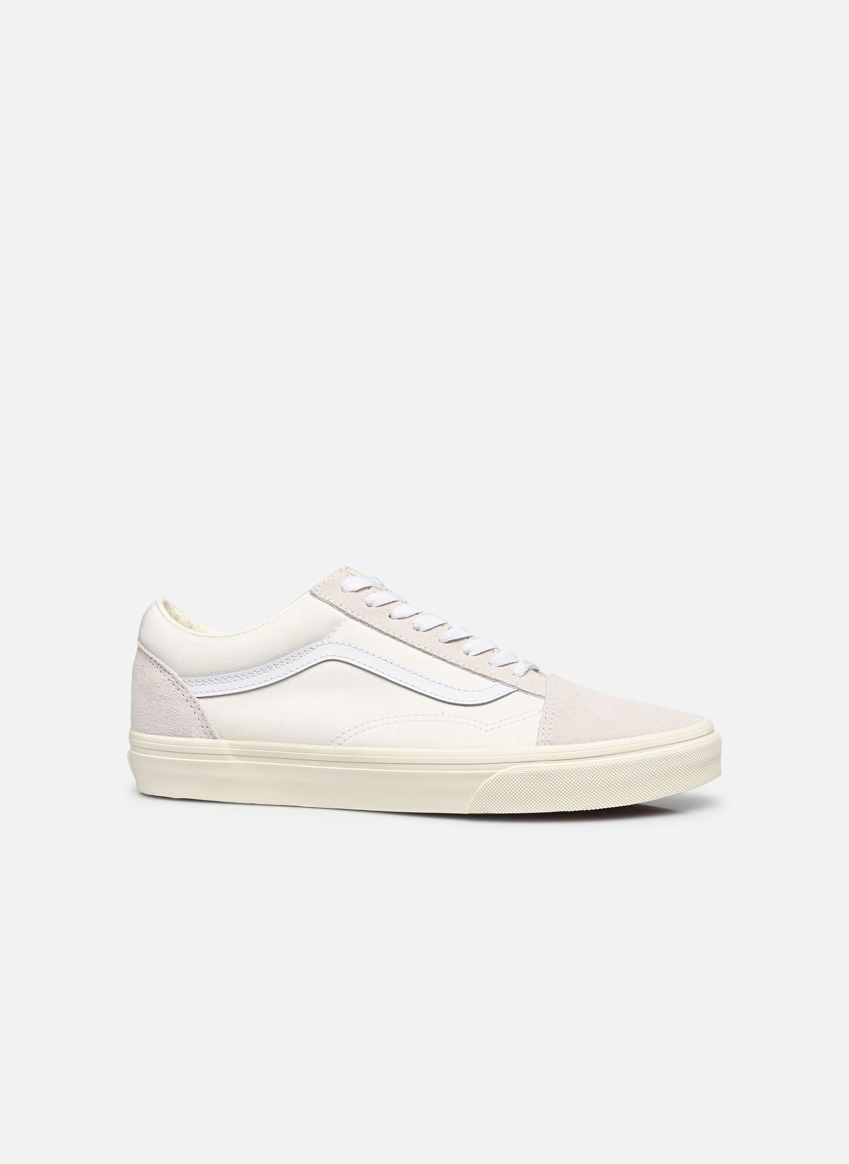Baskets basses Old Skool homme blanc Vans Baskets basses Old Skool homme blanc Mono Checkerboard White