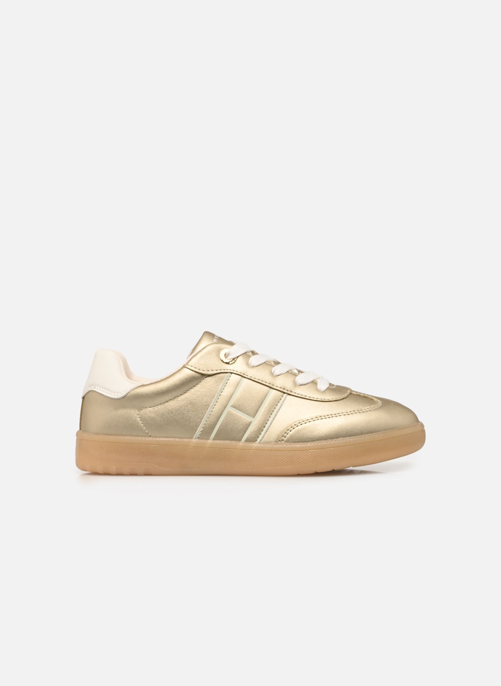 Niedrige Sneaker Jack mädchen gold und bronze Tommy Hilfiger Niedrige Sneaker Jack mädchen gold und bronze PLATINUM/OFF WHITE
