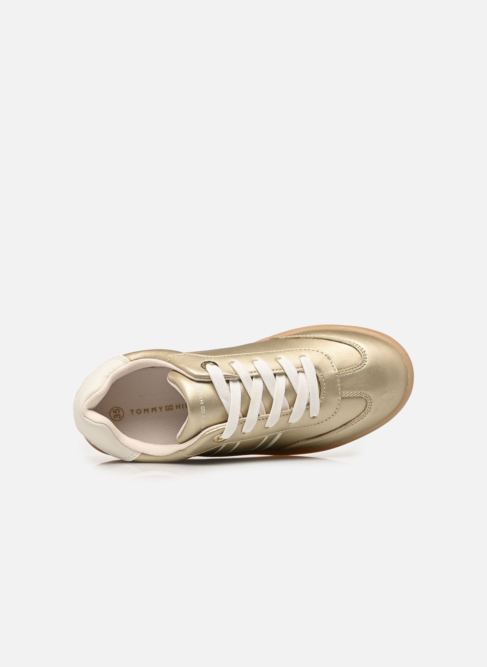 Niedrige Sneaker Jack mädchen gold und bronze Tommy Hilfiger Niedrige Sneaker Jack mädchen gold und bronze PLATINUM/OFF WHITE