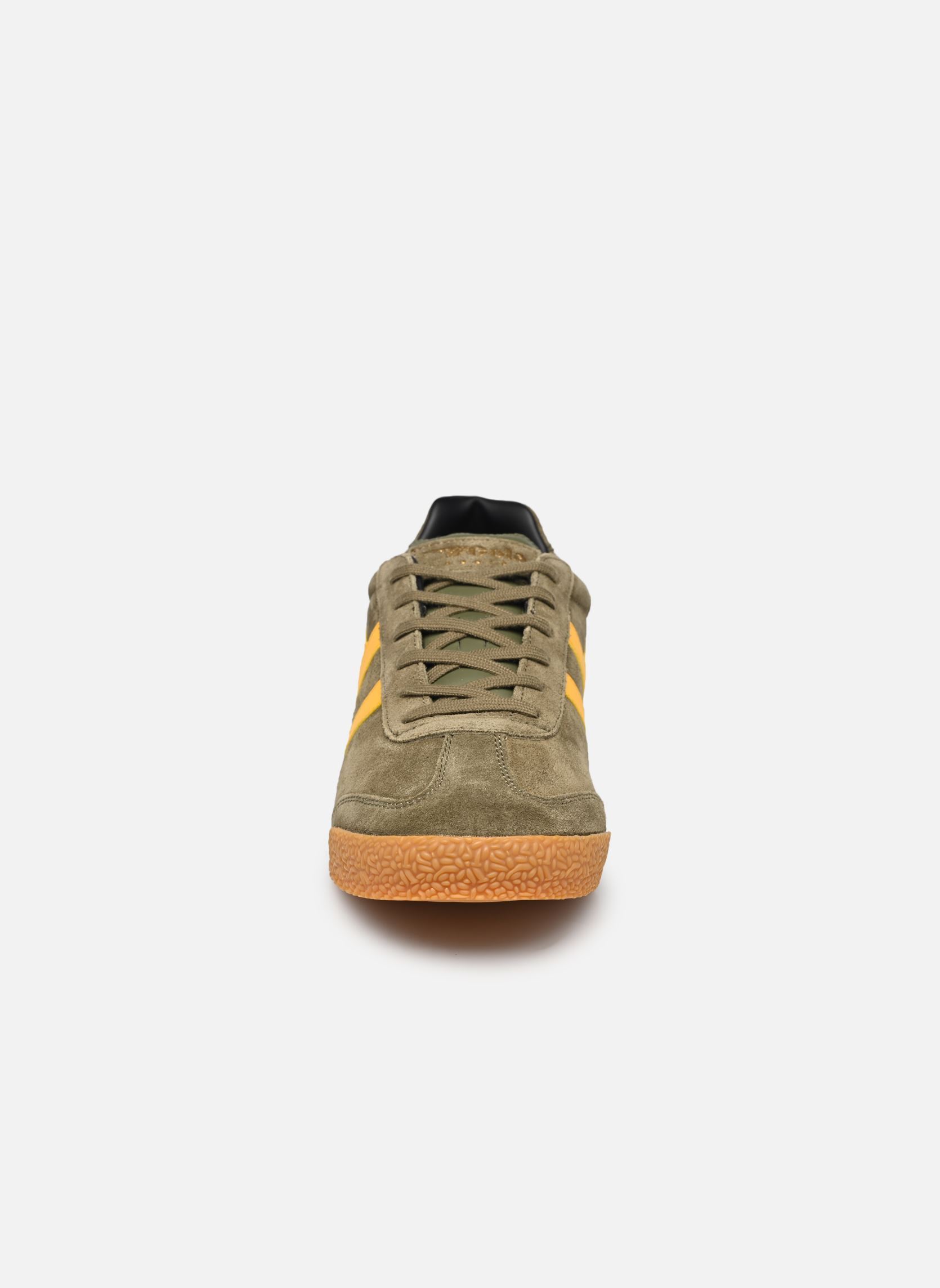 Baskets basses Harrier Suede M homme vert Gola Baskets basses Harrier Suede M homme vert KHAKI SUN BLACK