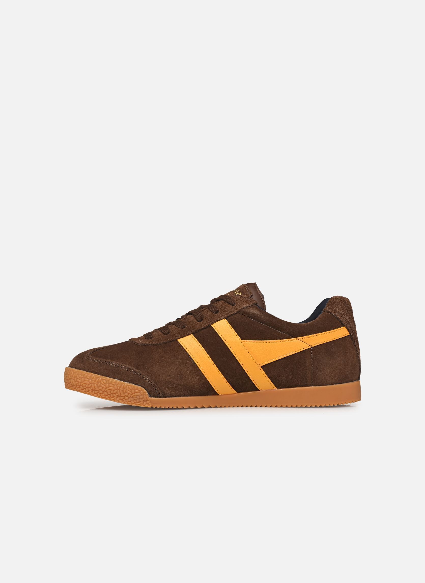 Baskets basses Harrier Suede M homme marron Gola Baskets basses Harrier Suede M homme marron COFFEE/SUN/NAVY
