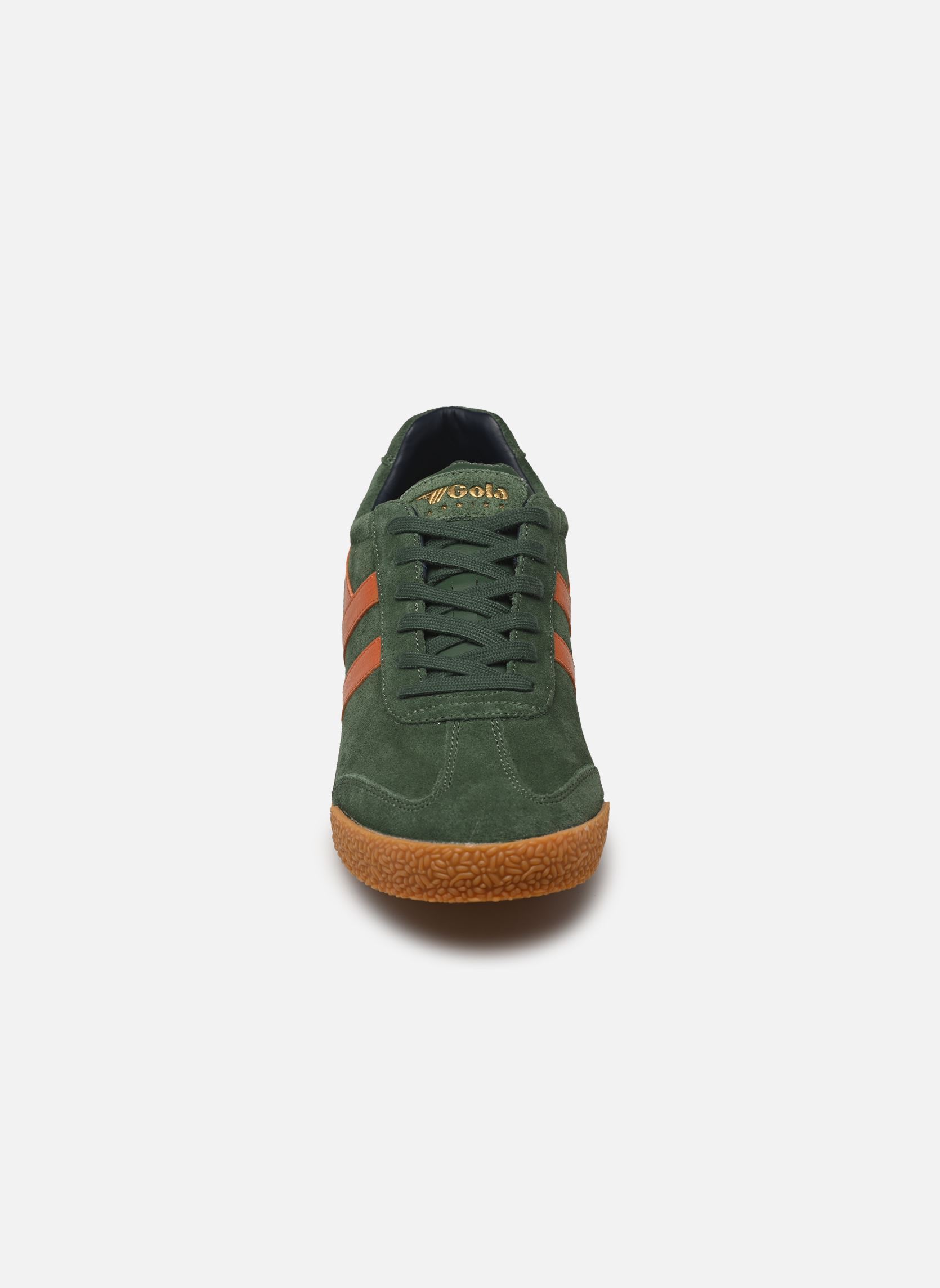 Baskets basses Harrier Suede M homme vert Gola Baskets basses Harrier Suede M homme vert EVERGREEN/MOODY ORANGE/NAVY