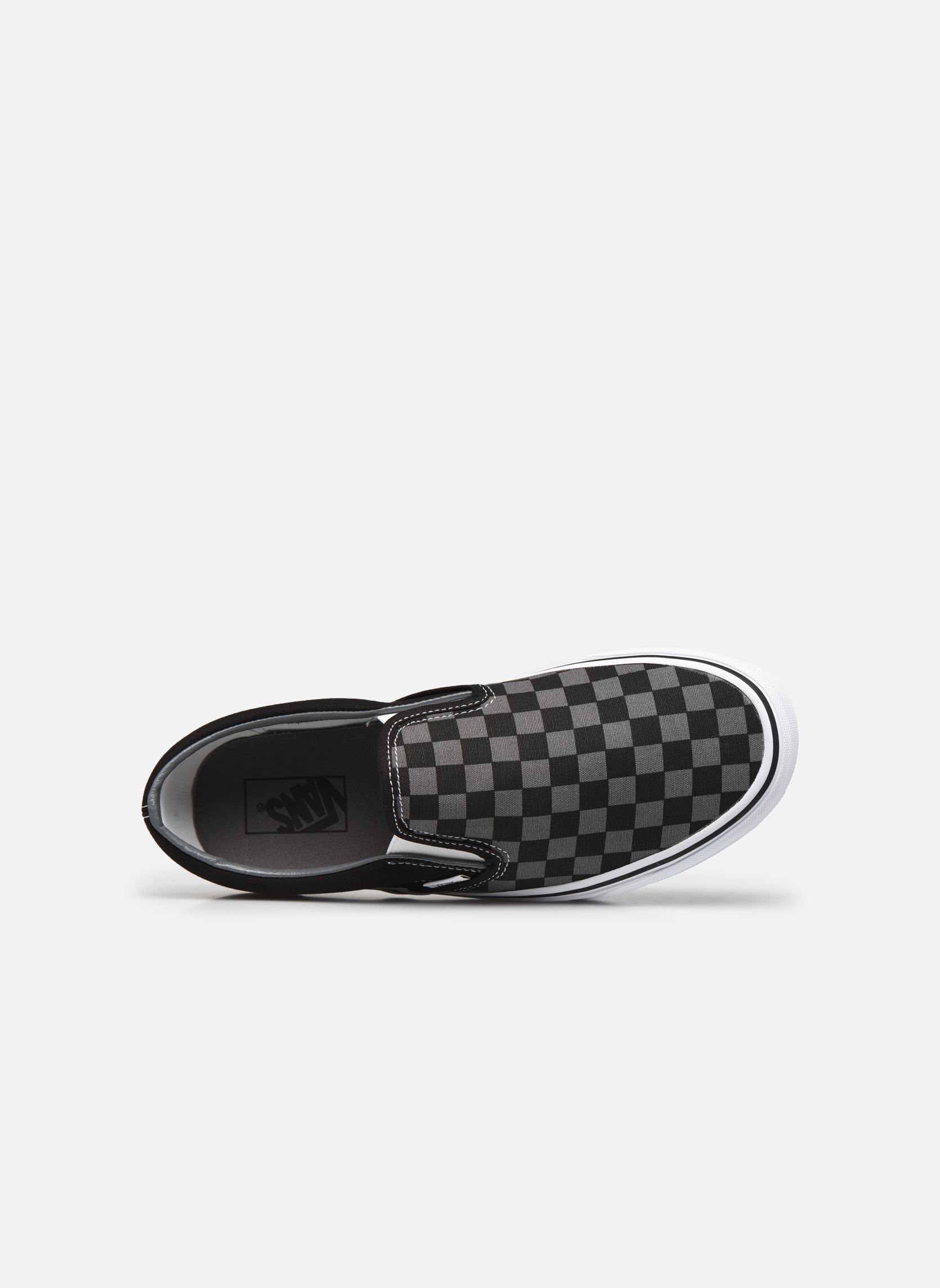 Zapatillas de lona Classic Slip-On hombre negro Vans Zapatillas de lona Classic Slip-On hombre negro BLACK/PEWTER CHECKERBOARD
