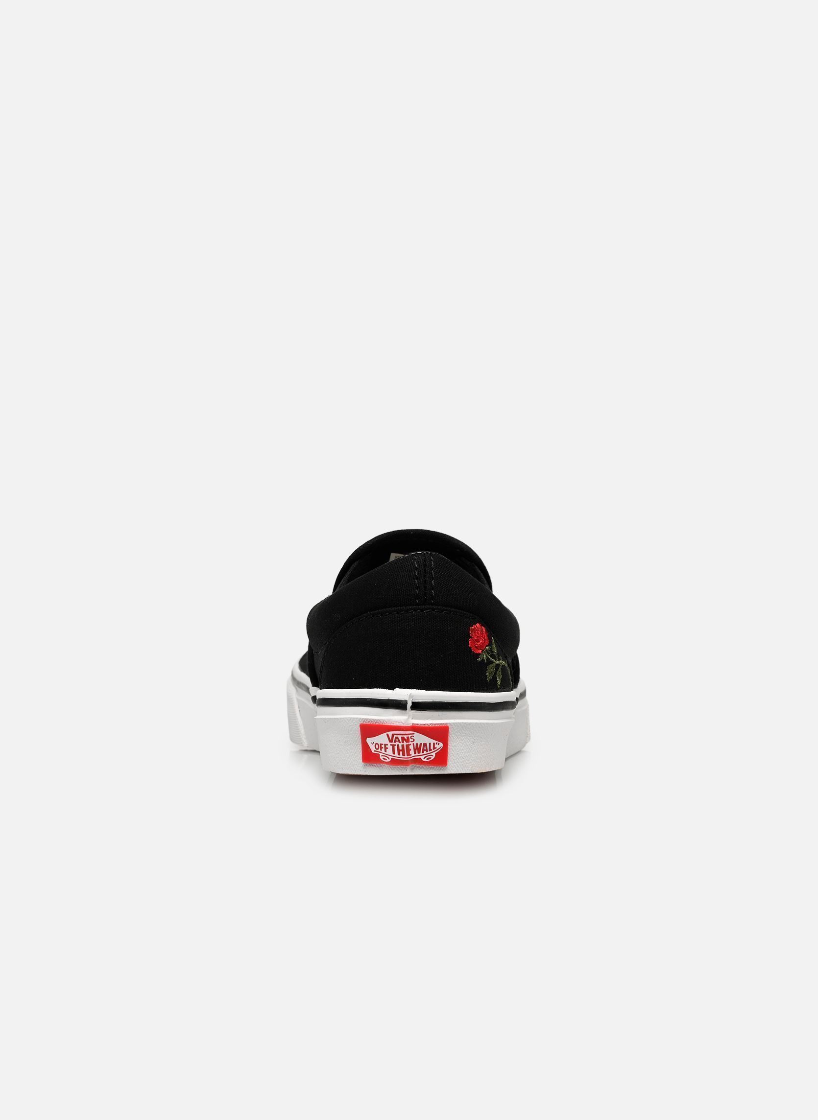 Baskets toile Classic Slip-On noir Vans Baskets toile Classic Slip-On noir BLACK/RED