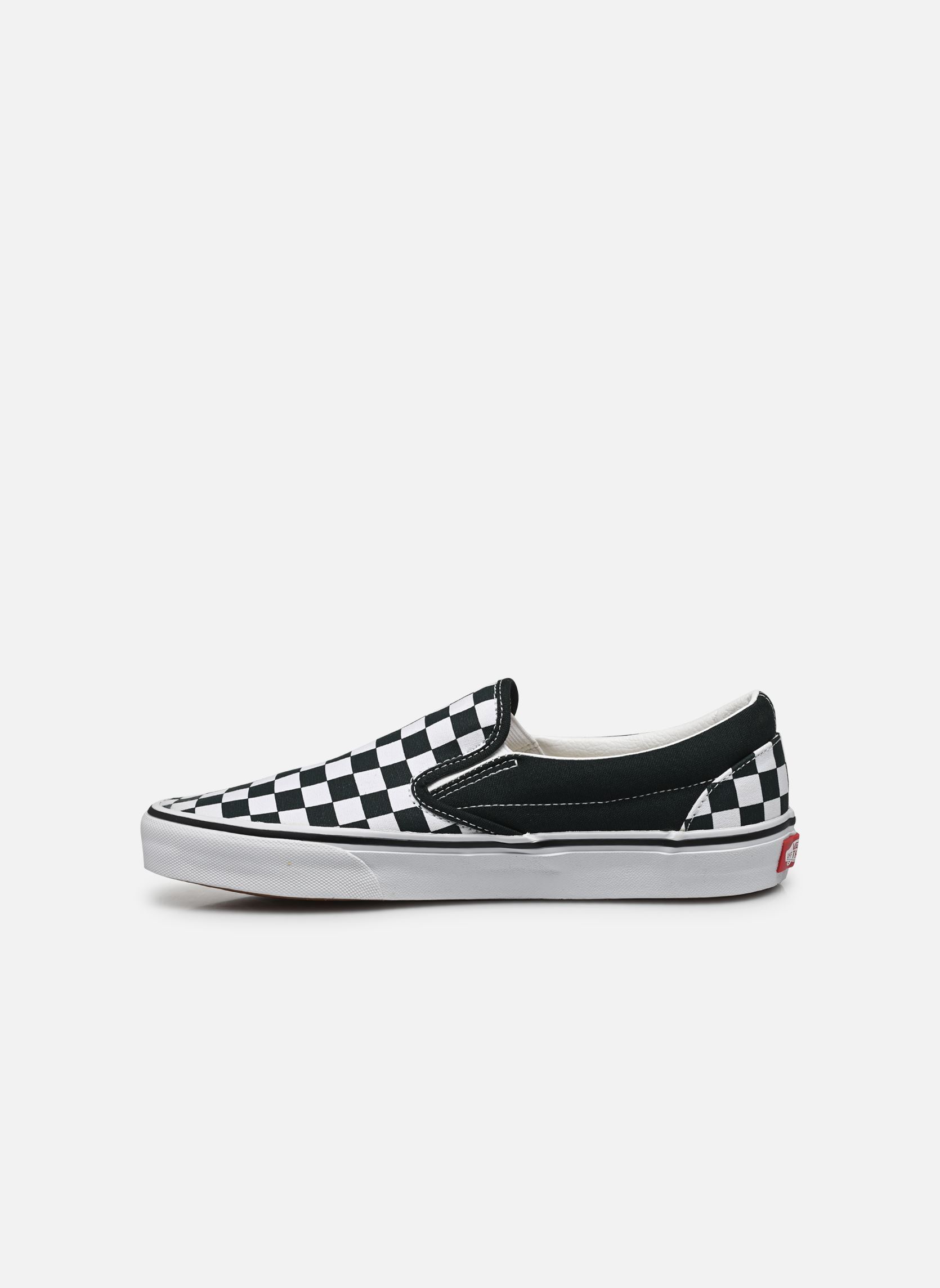 Leinen-Sneaker Classic Slip-On herren schwarz Vans Leinen-Sneaker Classic Slip-On herren schwarz COLOR THEORY CHECKERBOARD SCAR