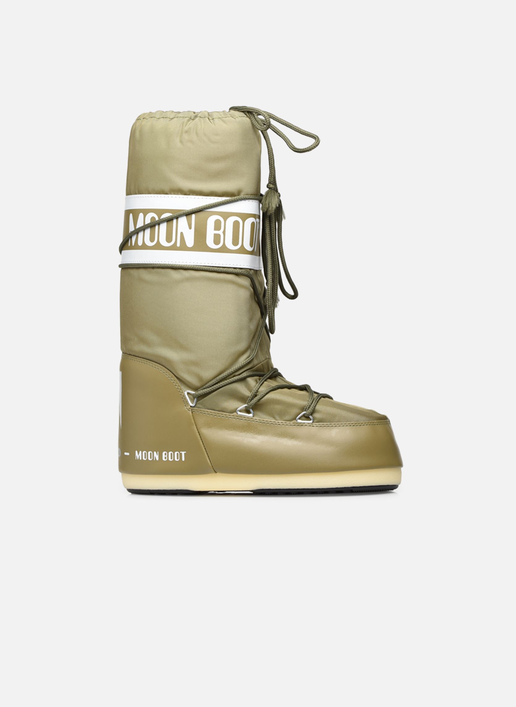 Bottes de neige MB ICON NYLON femme vert Moon Boot Bottes de neige MB ICON NYLON femme vert KHAKI